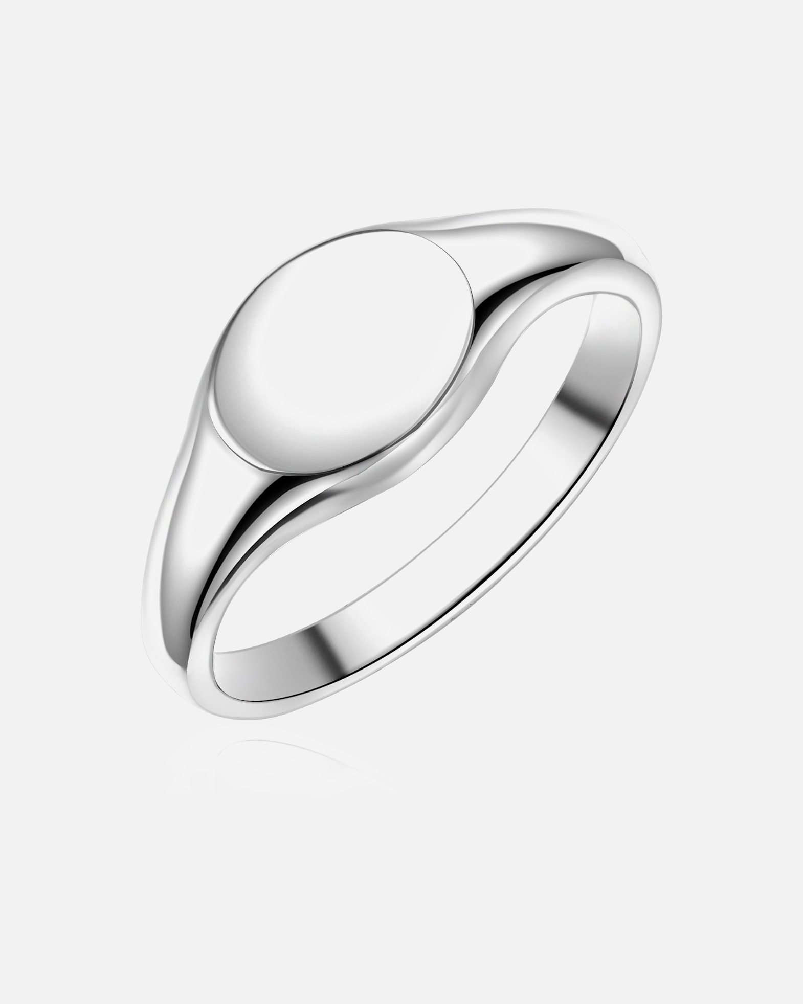 Bague pour Homme Männerglanz Bague en Argent sterling en Argent 68