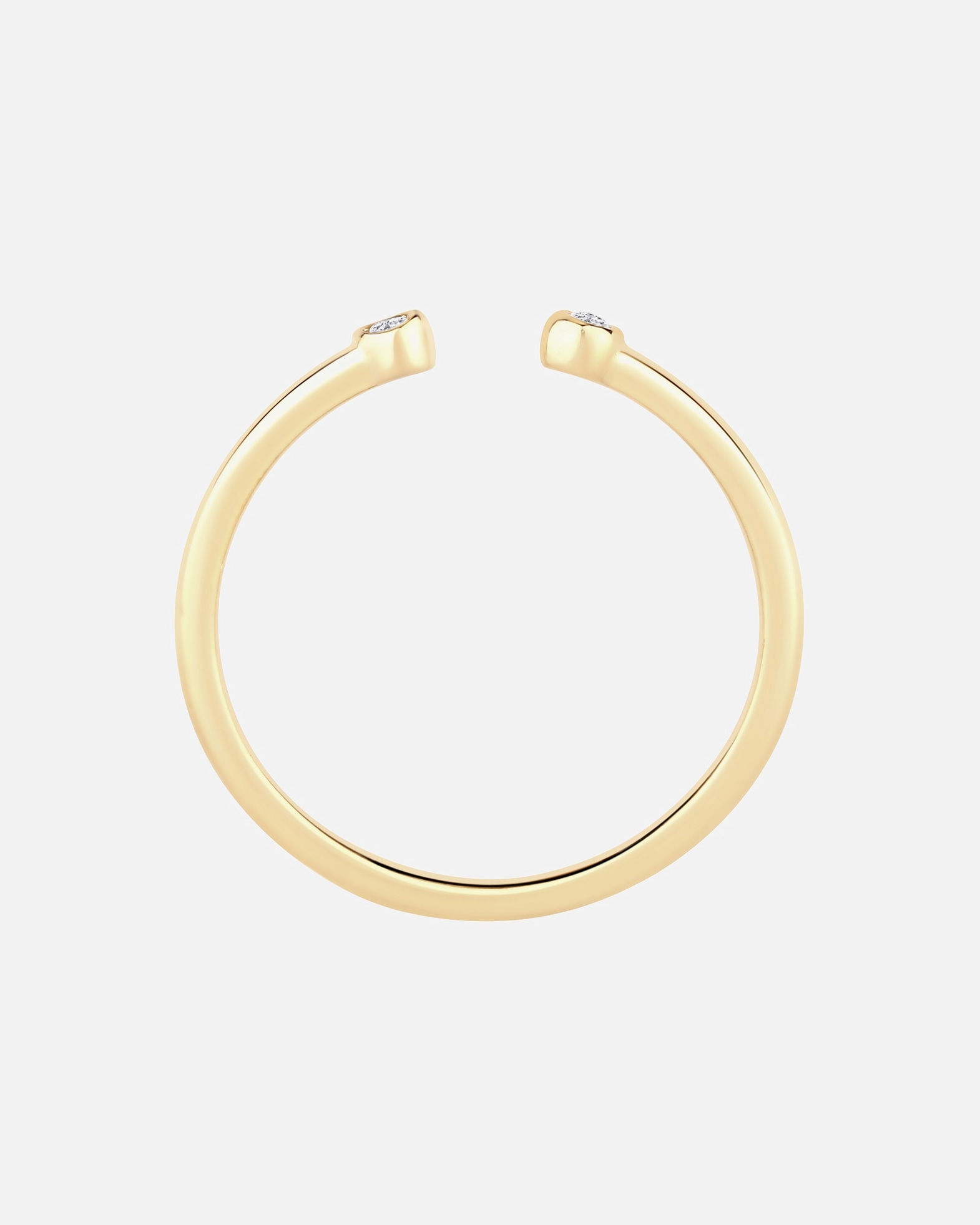 Bague pour Femme Glanzstücke München Bague en Argent Sterling en or jaune avec Topaze 52