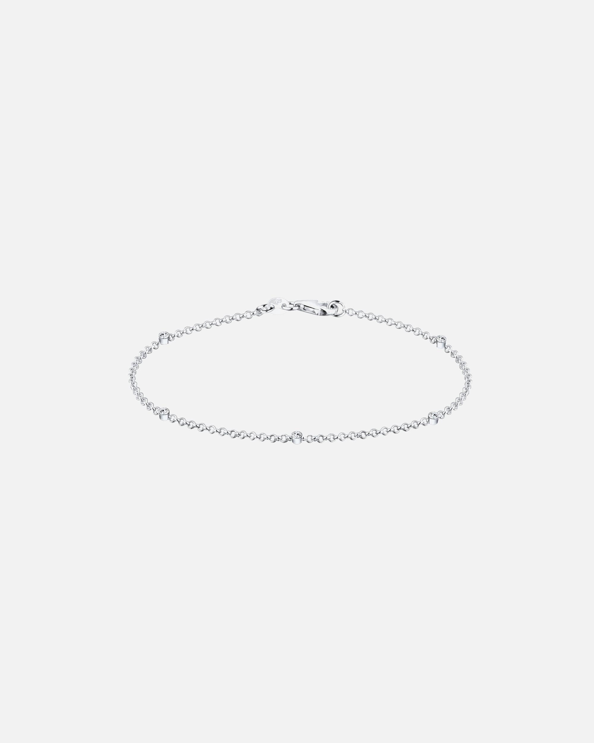 Bracelet pour Femme Elli Cristaux Élégance Basic 925 Argent 20