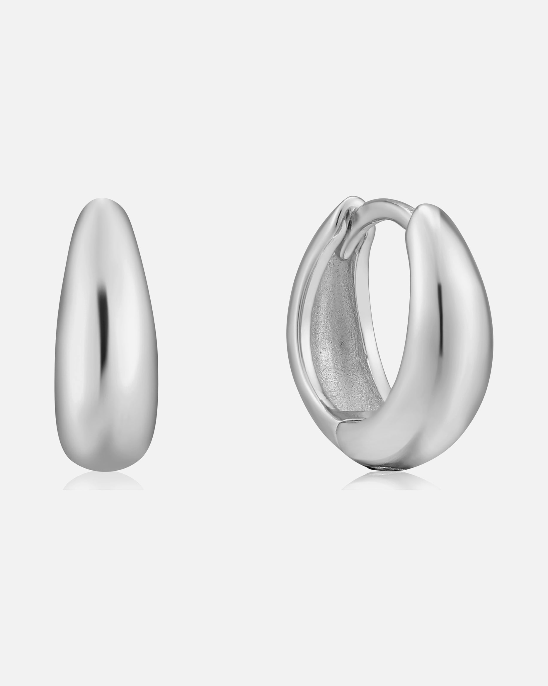 Créoles pour Femme Ania Haie Boucles d'oreilles argent