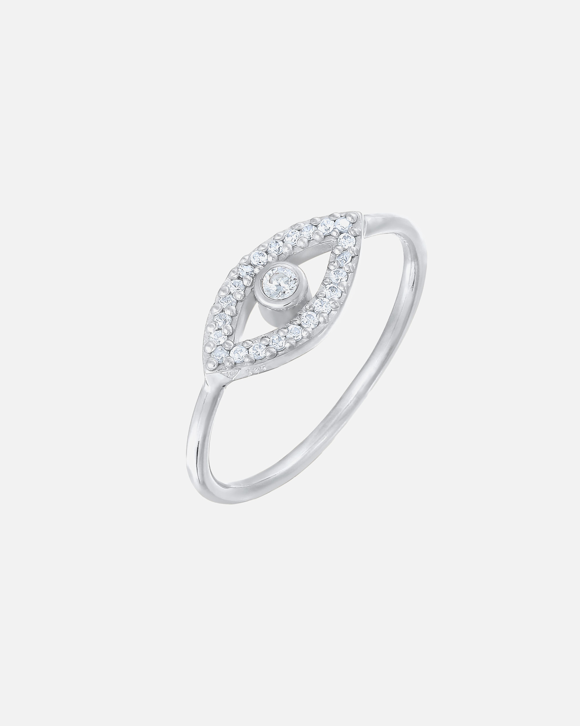 Bague pour Femme Elli Evil Eye Zirkonia Kristalle 925 Silber 56