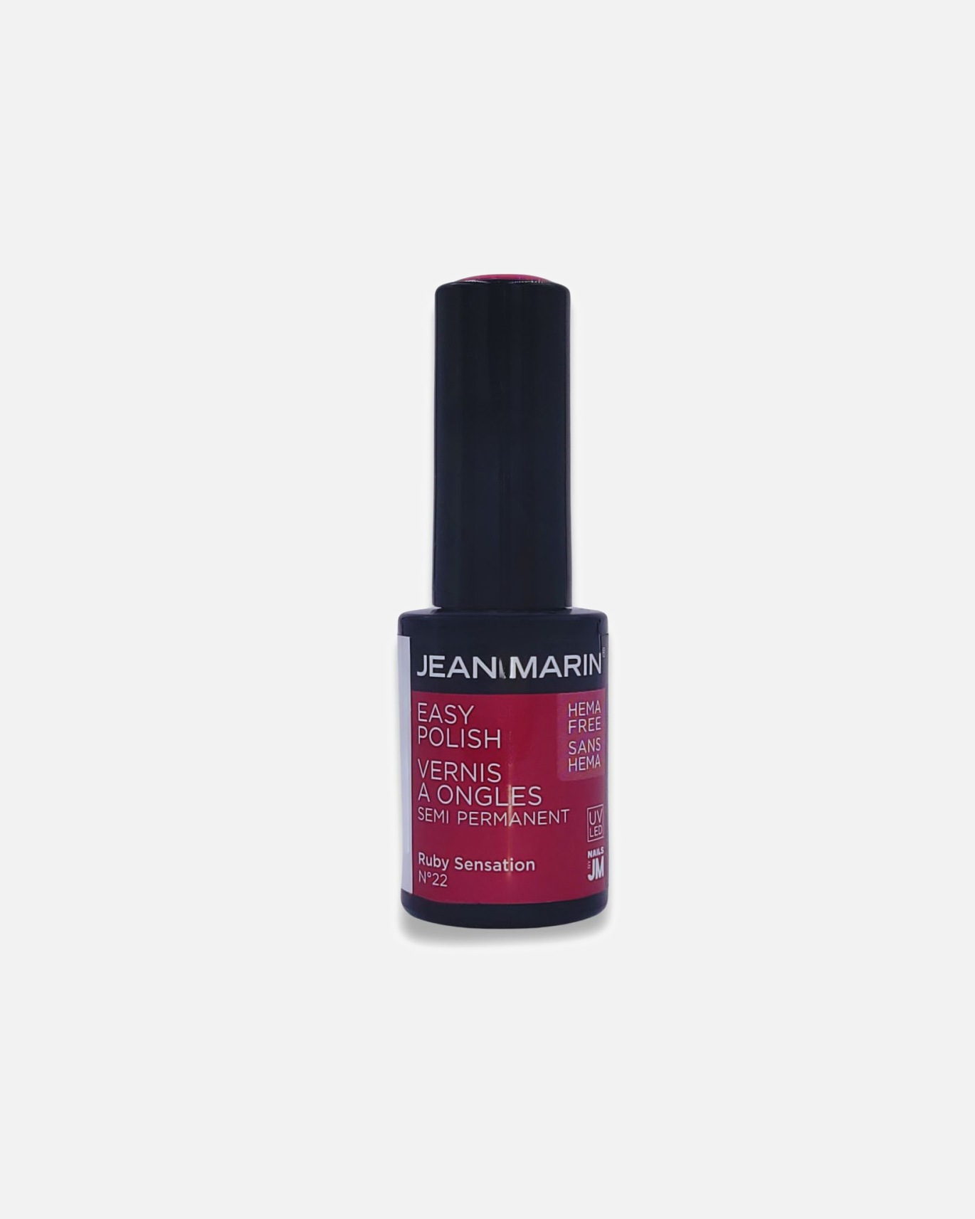 Vernis à ongles UV pour Unisexe Jean Marin Default Brand Line Vernis Semi-Permanent - Sans HEMA 22 Ruby Sensation