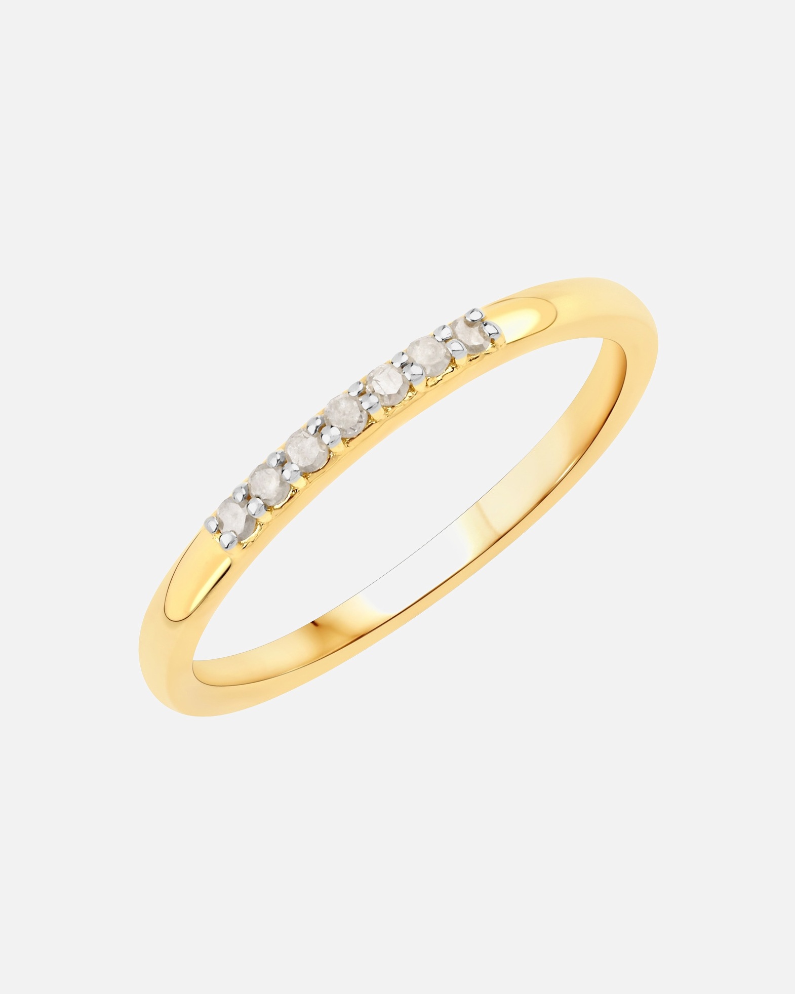 Bague pour Femme Rafaela Donata Bague Argent sterling Diamant en Or jaune 60
