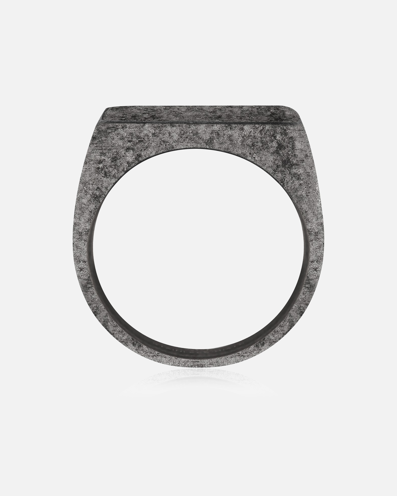 Bague pour Homme True Rebels Bague en Acier Inoxydable en gunmetal 70