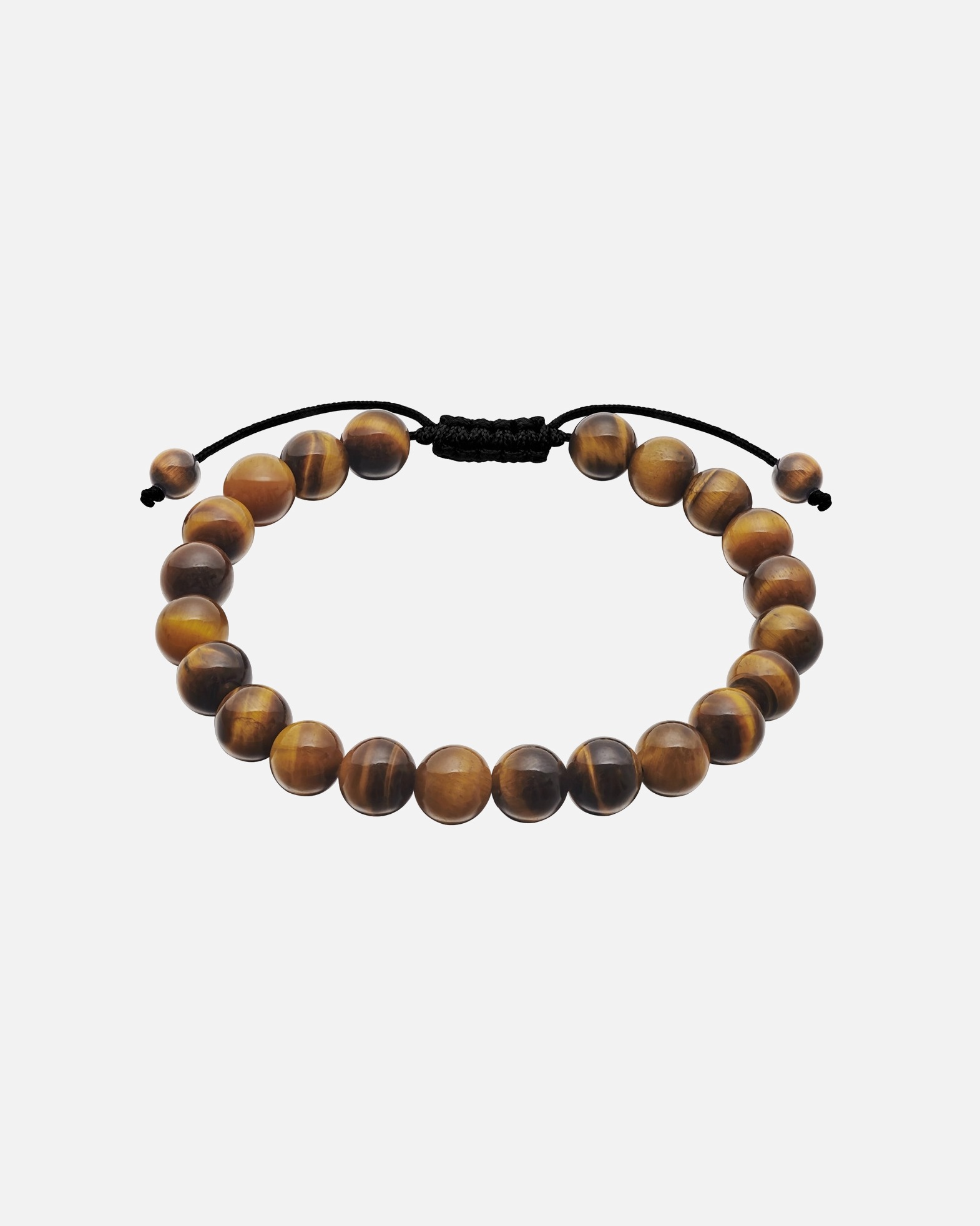 Bracelet pour Homme True Rebels Bracelet en Acier inoxydable en Noir Réglable 15,0 - 23,0 cm