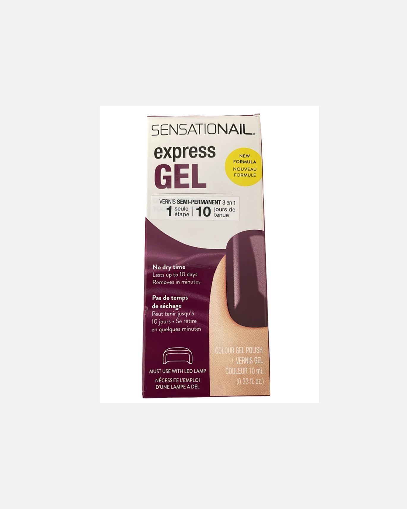Vernis à ongles UV pour Unisexe Sensationail Default Brand Line Vernis Gel Express Semi-Permanent Beet It