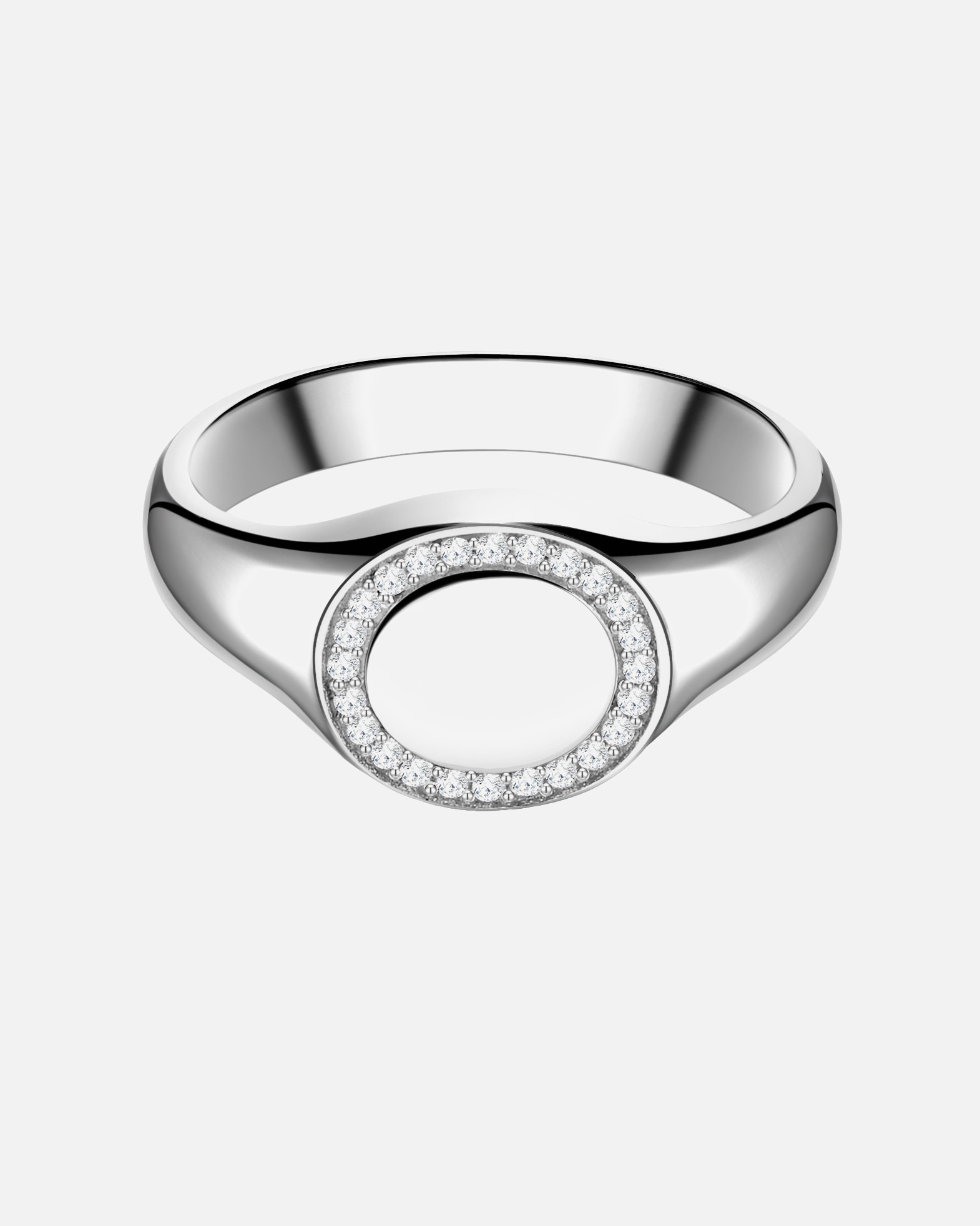 Bague pour Femme Bague en argent Argent sterling Oxyde de zirconium (CZ) en Argent 52