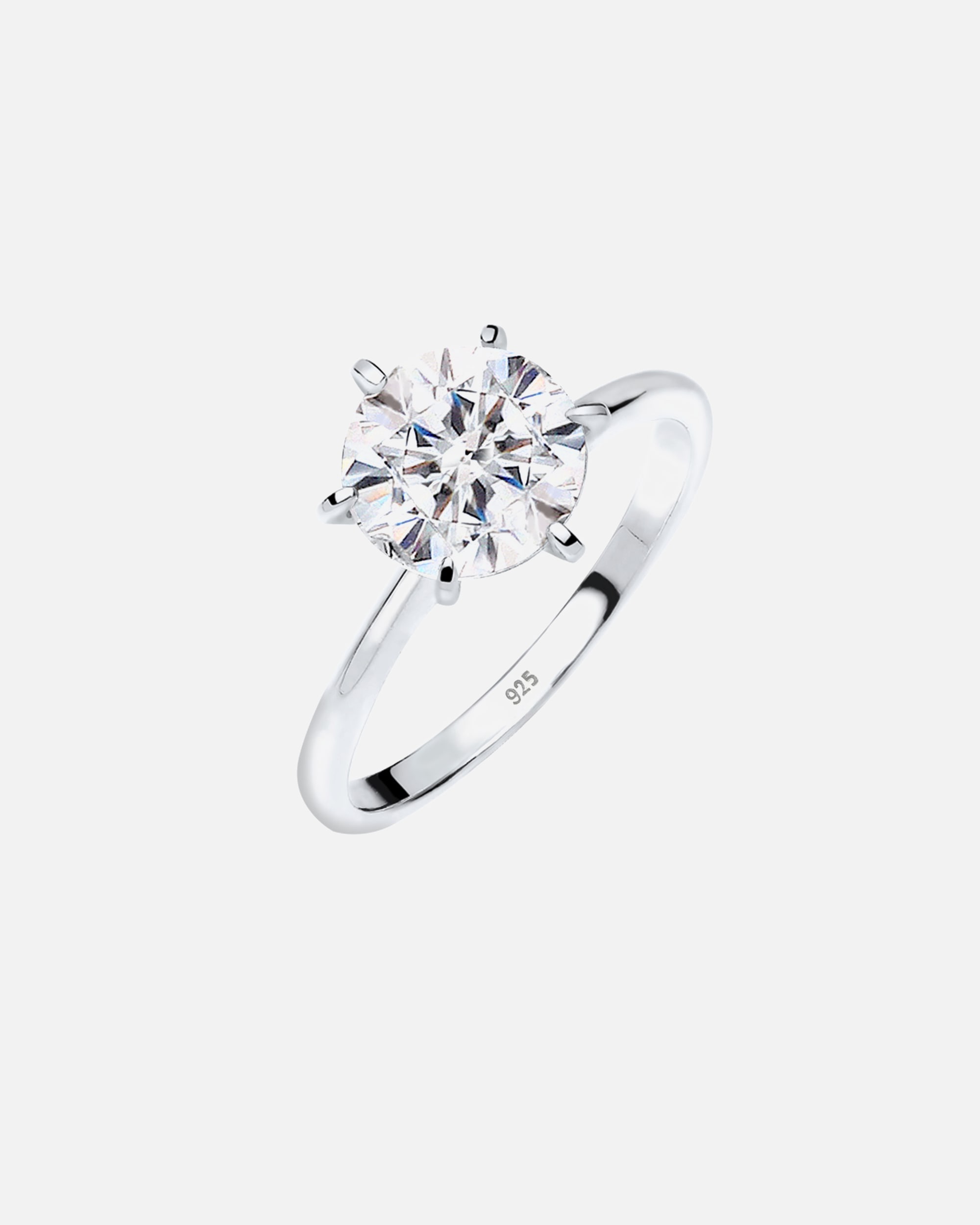 Bague pour Femme Elli Bague de fiançailles Cristaux Argent 925 50
