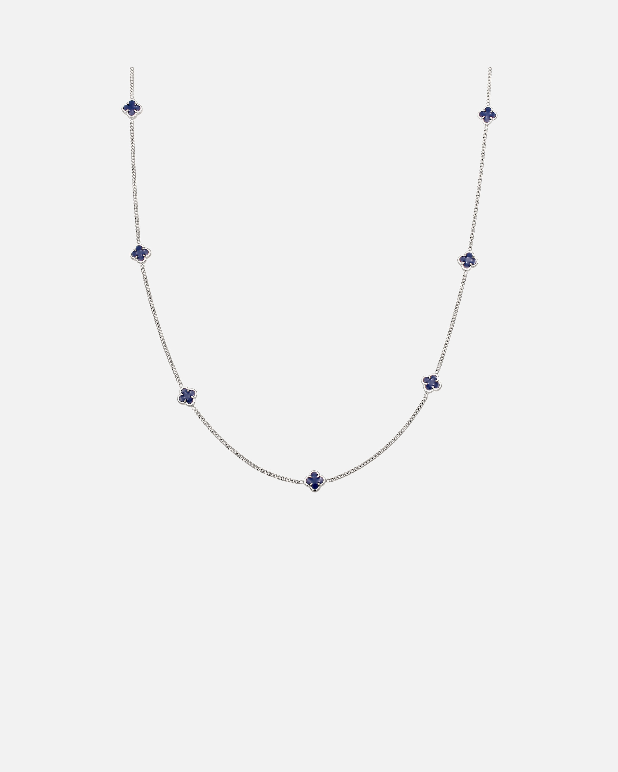 Collier pour Homme KUZZOI Collier argenté Trèfle 925 Sterling Silver silberfarben