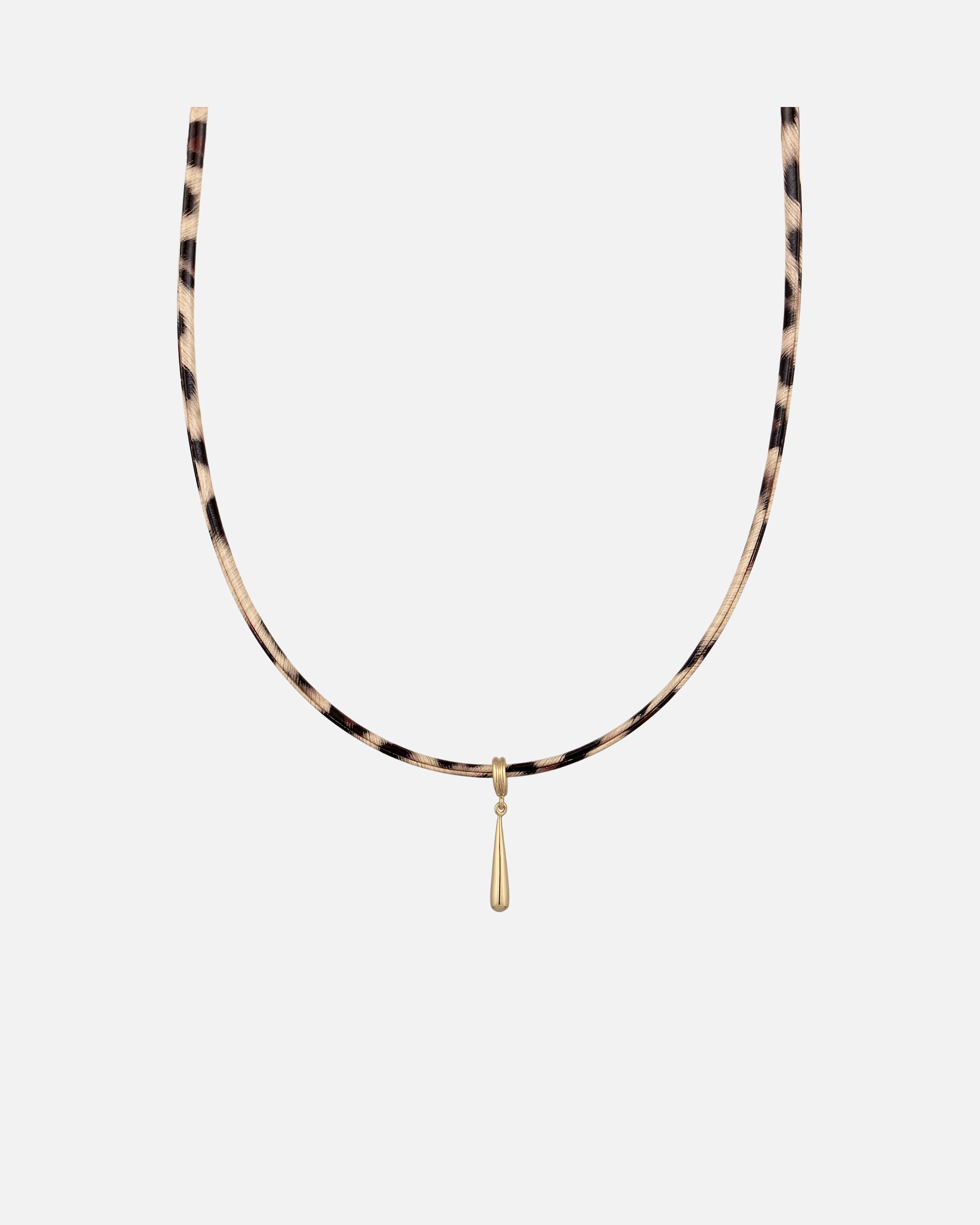 Collier pour Femme Elli Collier Choker pendentif cuir synthétique or 925 Sterling Silver Gold-plated 32