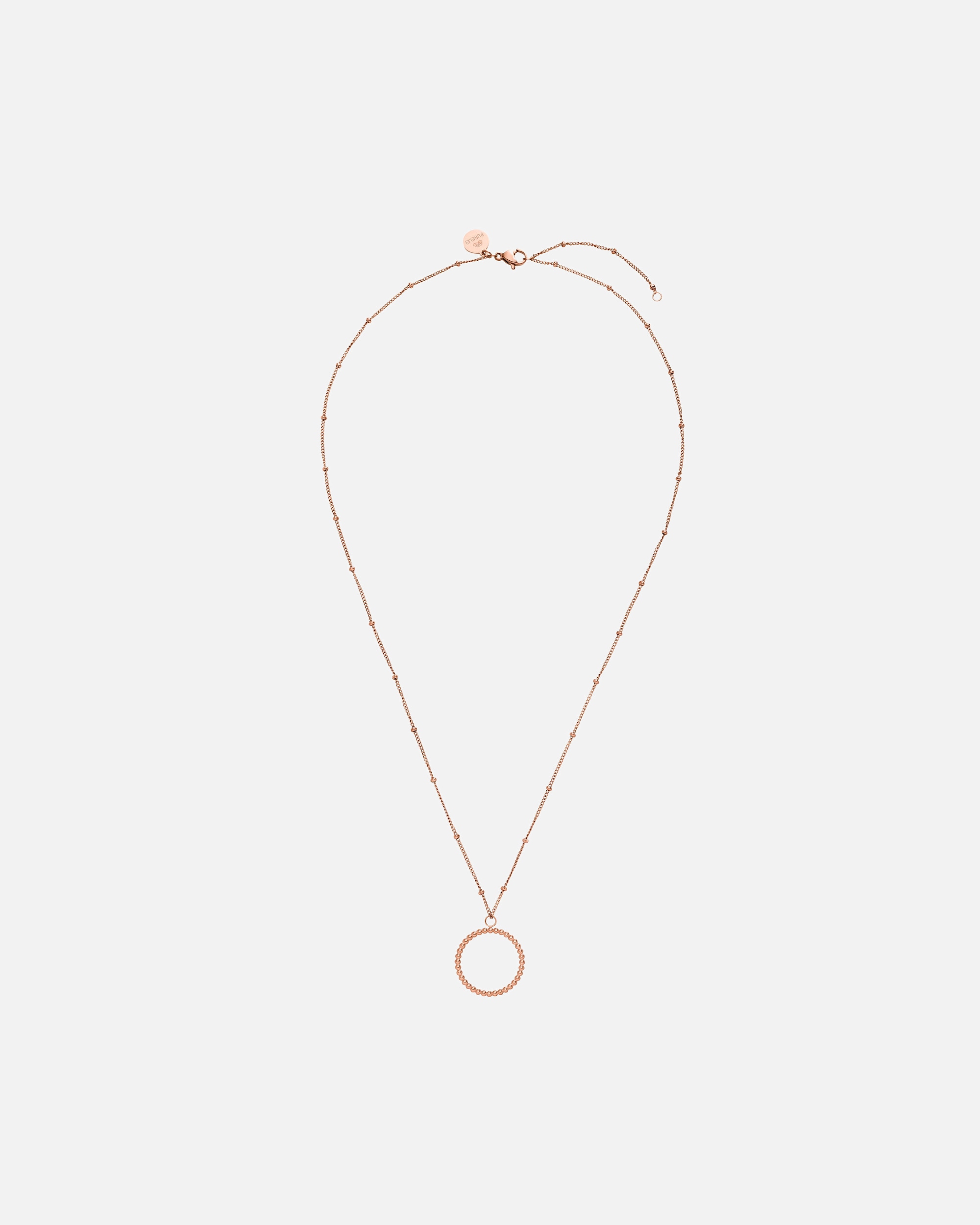 Collier pour Femme Purelei Karma Collier 100% acier inoxydable Or Rose