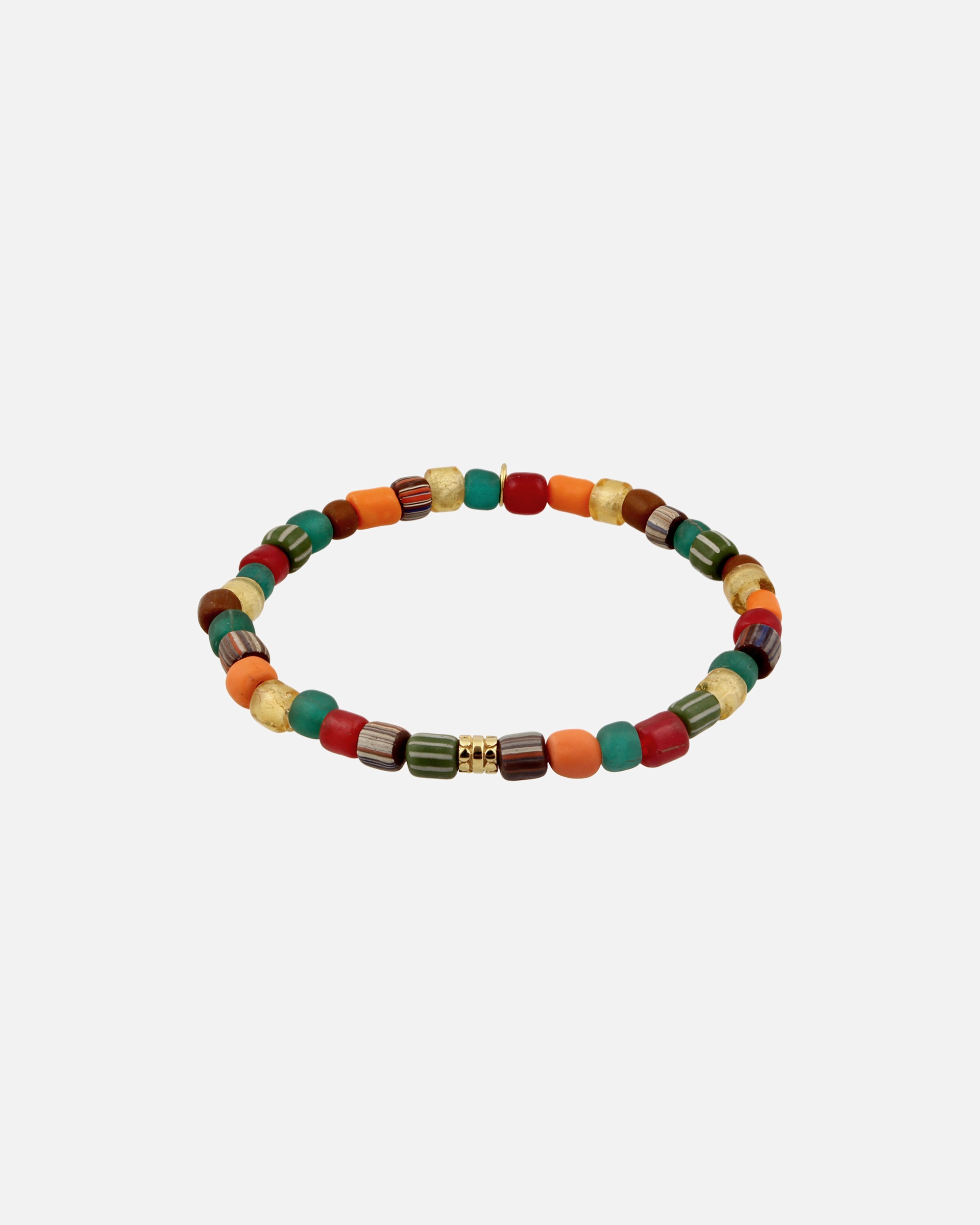 Bracelet pour Homme KUZZOI Bracelet perles homme Or 925 Sterling Silver Gold-plated 19