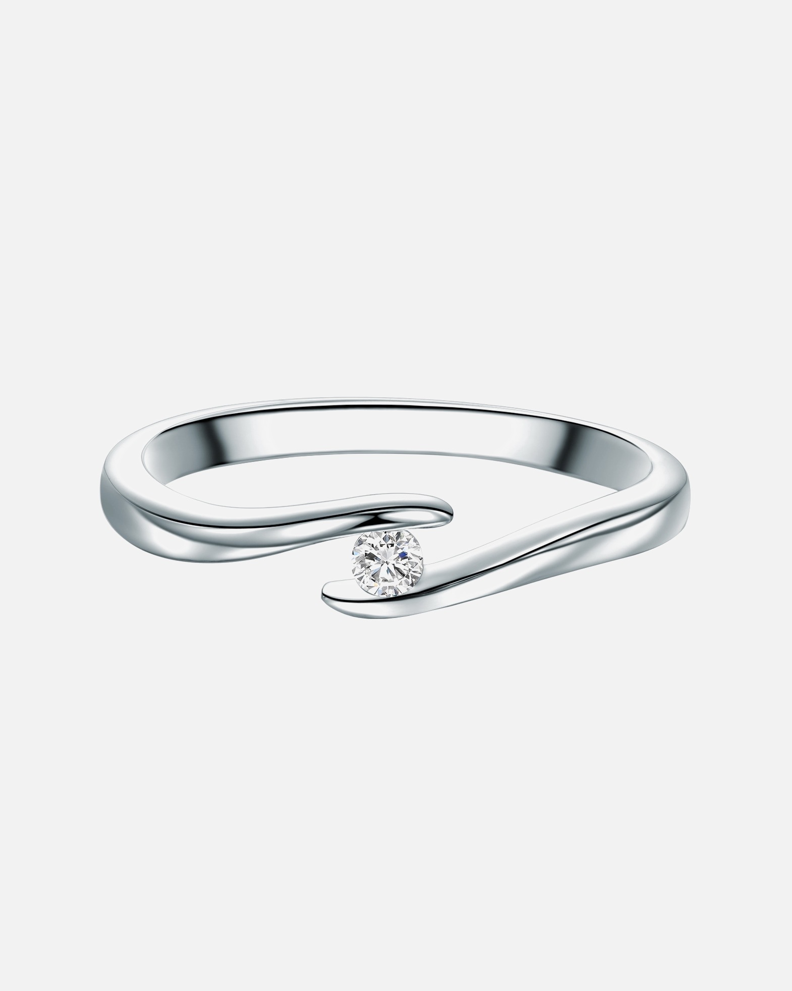 Bague pour Femme Trilani Bague en Argent sterling en Argent 52
