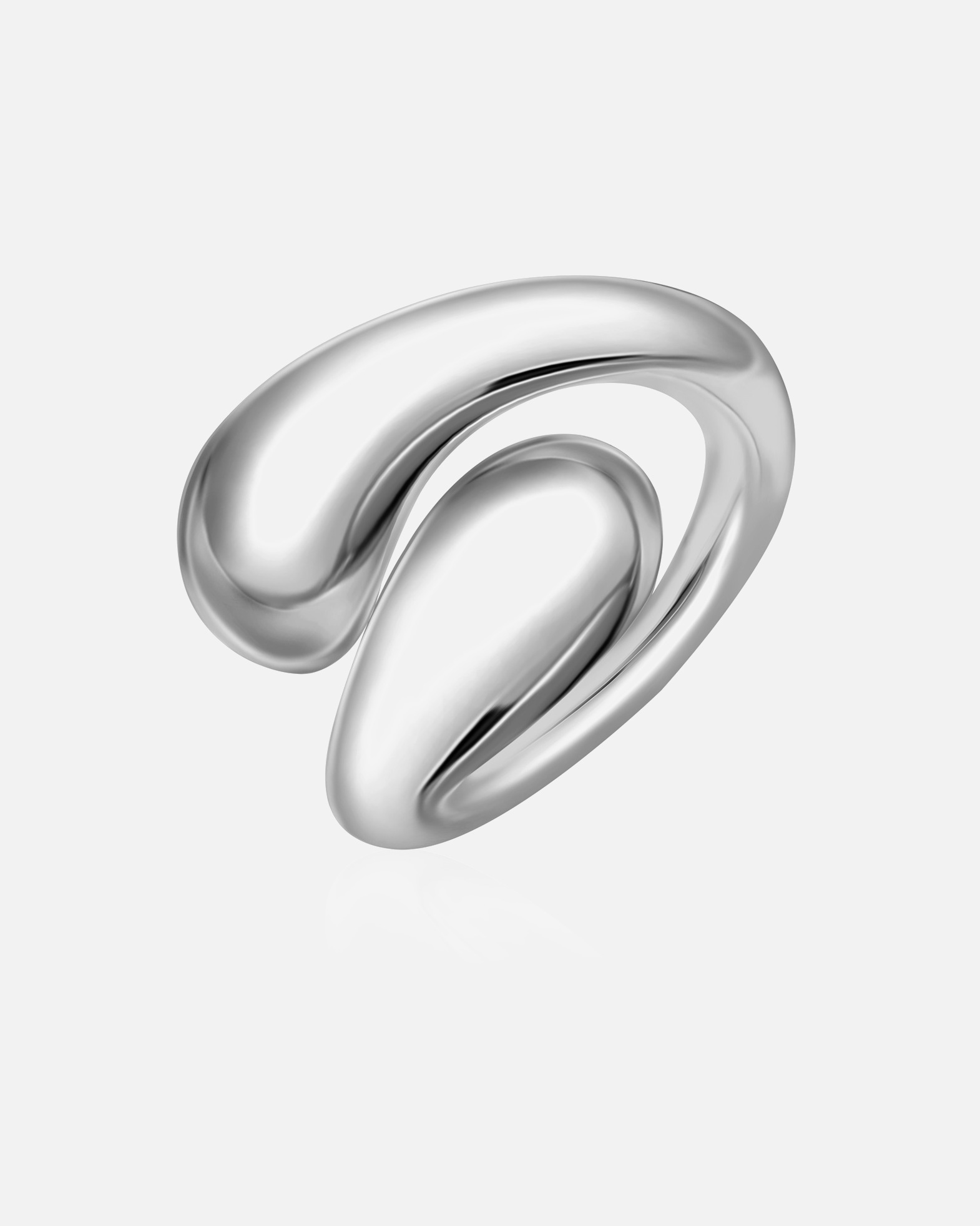 Bague pour Femme Yokoamii Bague en alliage de métal en argent 54