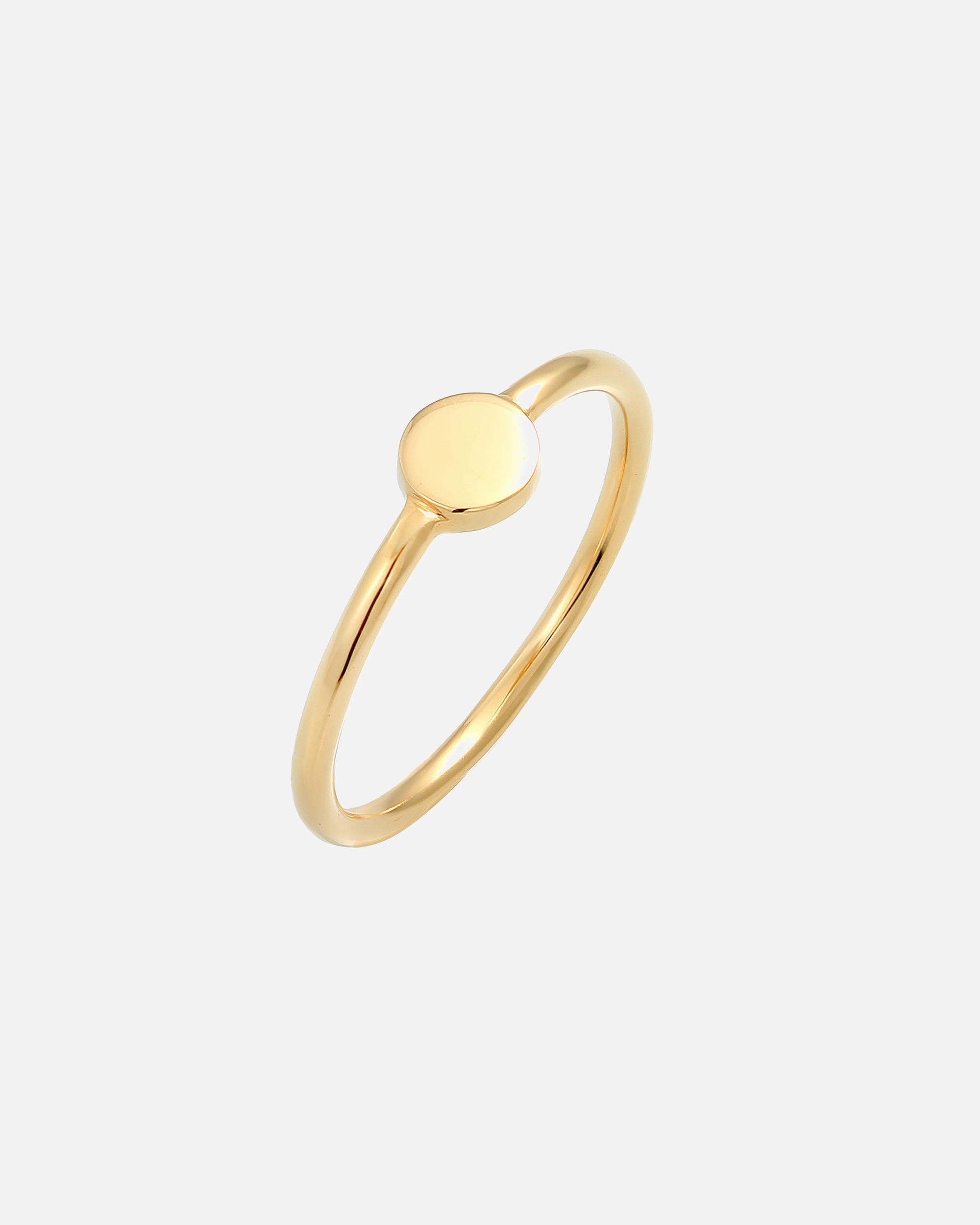 Bague pour Femme Elli Bague à empiler pour femme - Blogueur de la tendance de base Geo Plaquettelet en argent sterling 925 plaqué or 52