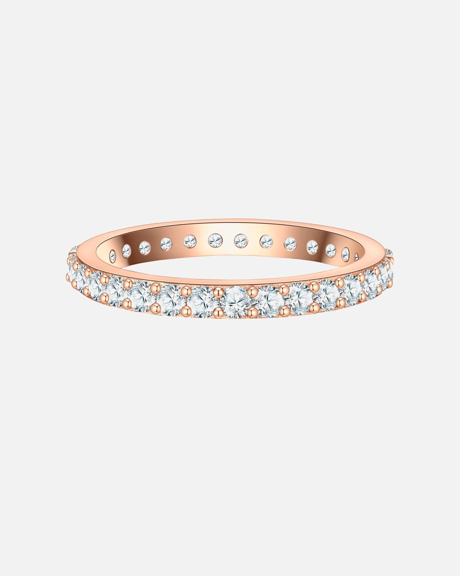Bague pour Femme Glanzstücke München Bague en Argent Sterling en or rose 48