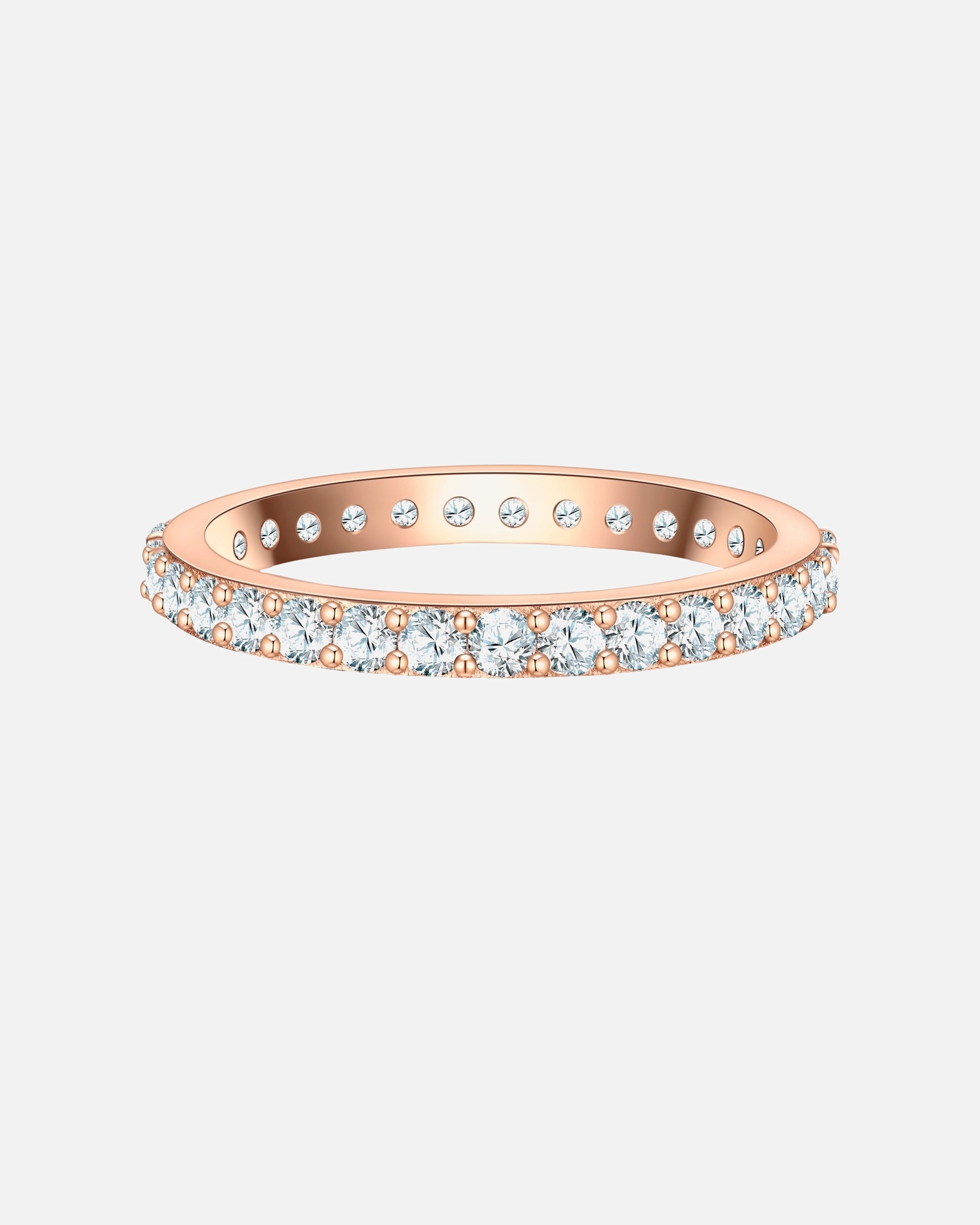 Bague pour Femme Glanzstücke München Bague en Argent Sterling en or rose 50