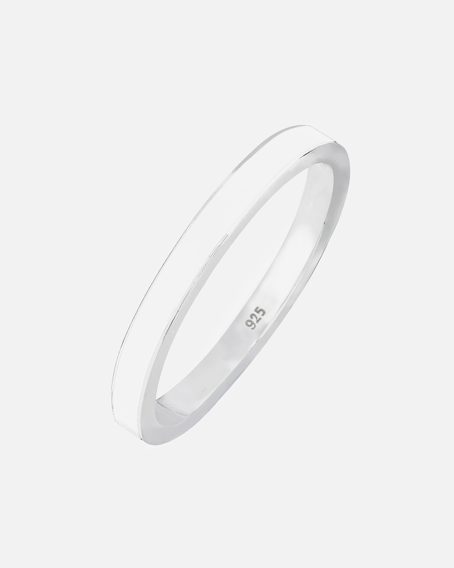 Bague pour Femme Elli Femme Bague à Empiler en Émail de Base en Argent Sterling 925 Sterling 56