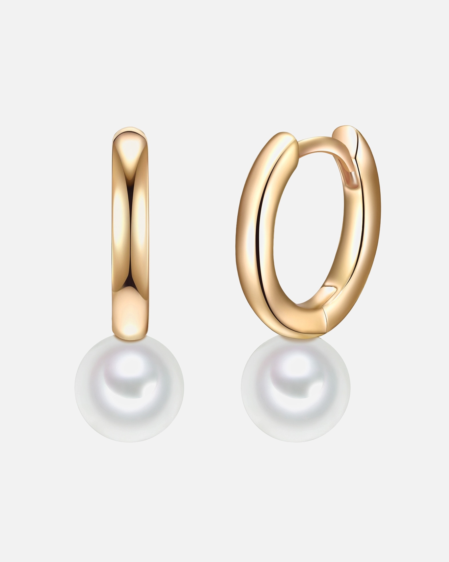 Créoles pour Femme Valero Pearls Boucles d'oreilles or