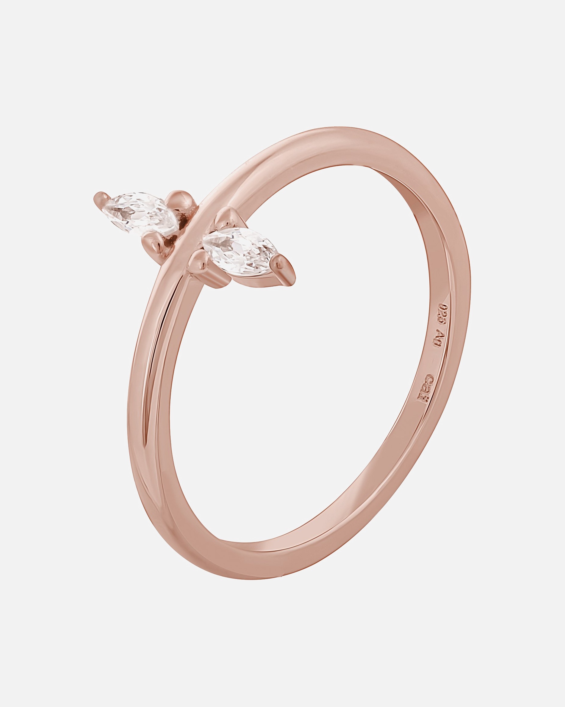 Bague pour Femme caï Bagues or rose 52