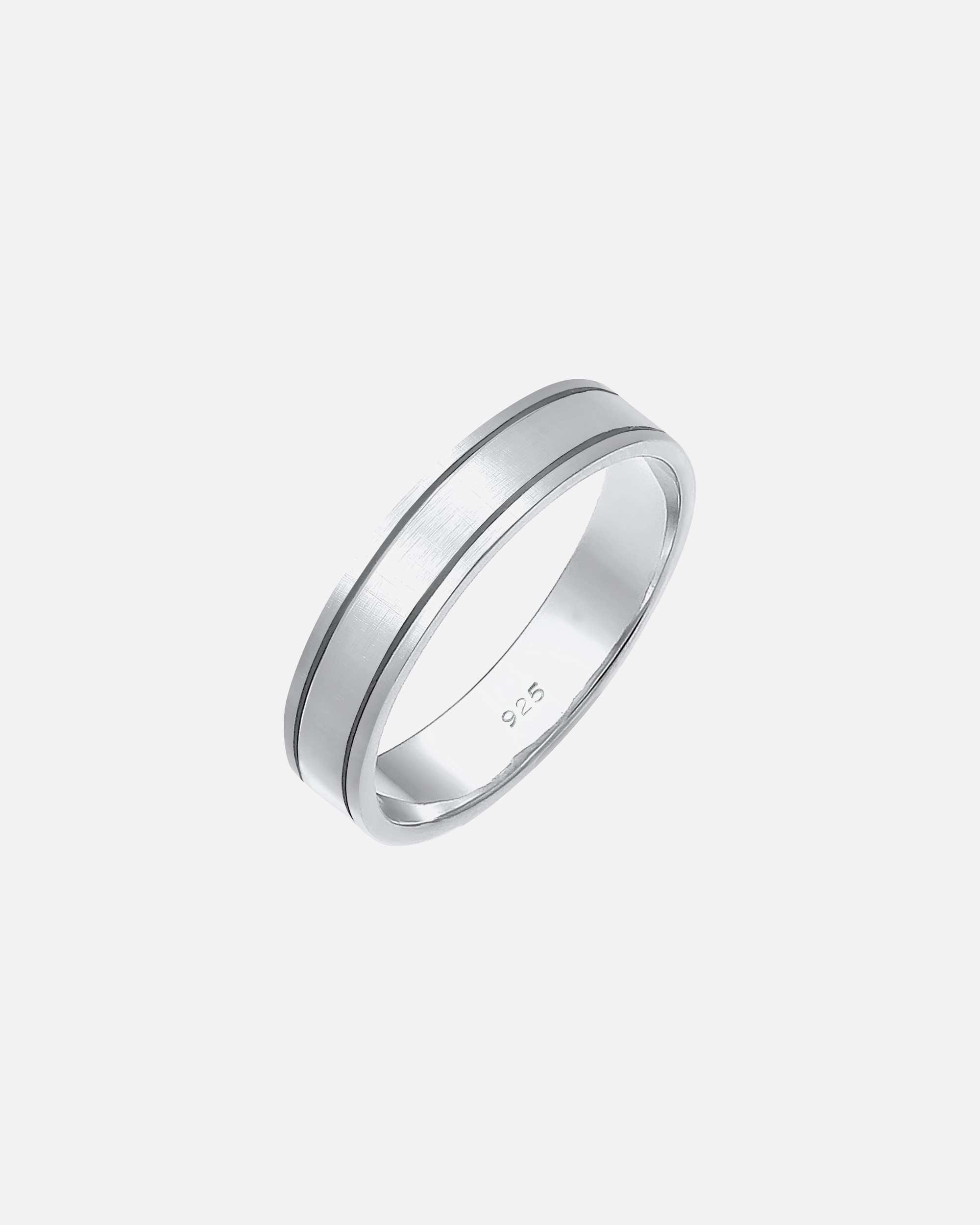Bague pour Femme Elli PREMIUM Bague de couple anneau de bande alliance mariage 925 Argent 52