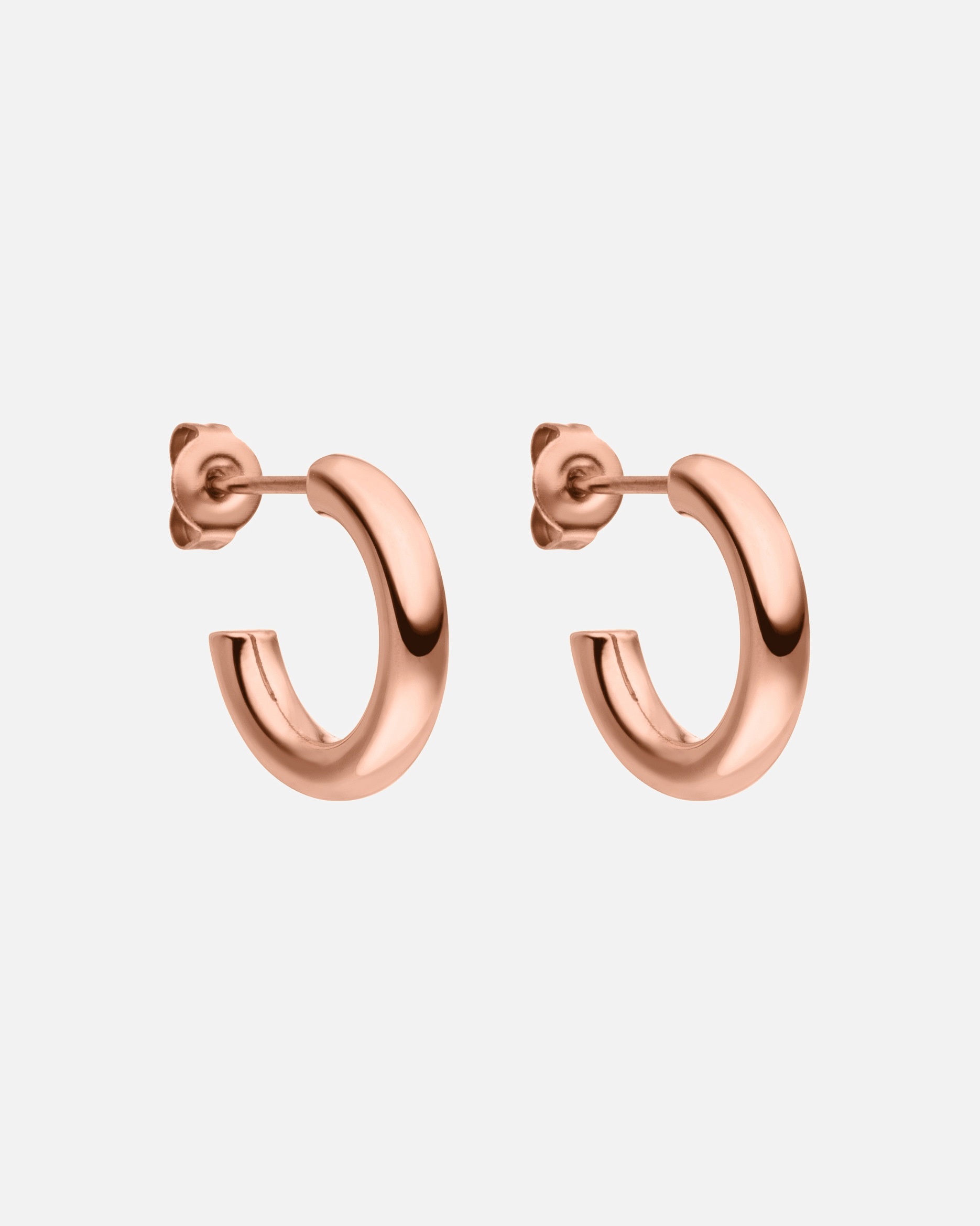 Boucles d'oreilles pour Femme Purelei Brave Boucles D'Oreilles Créoles 100% acier inoxydable Or Rose