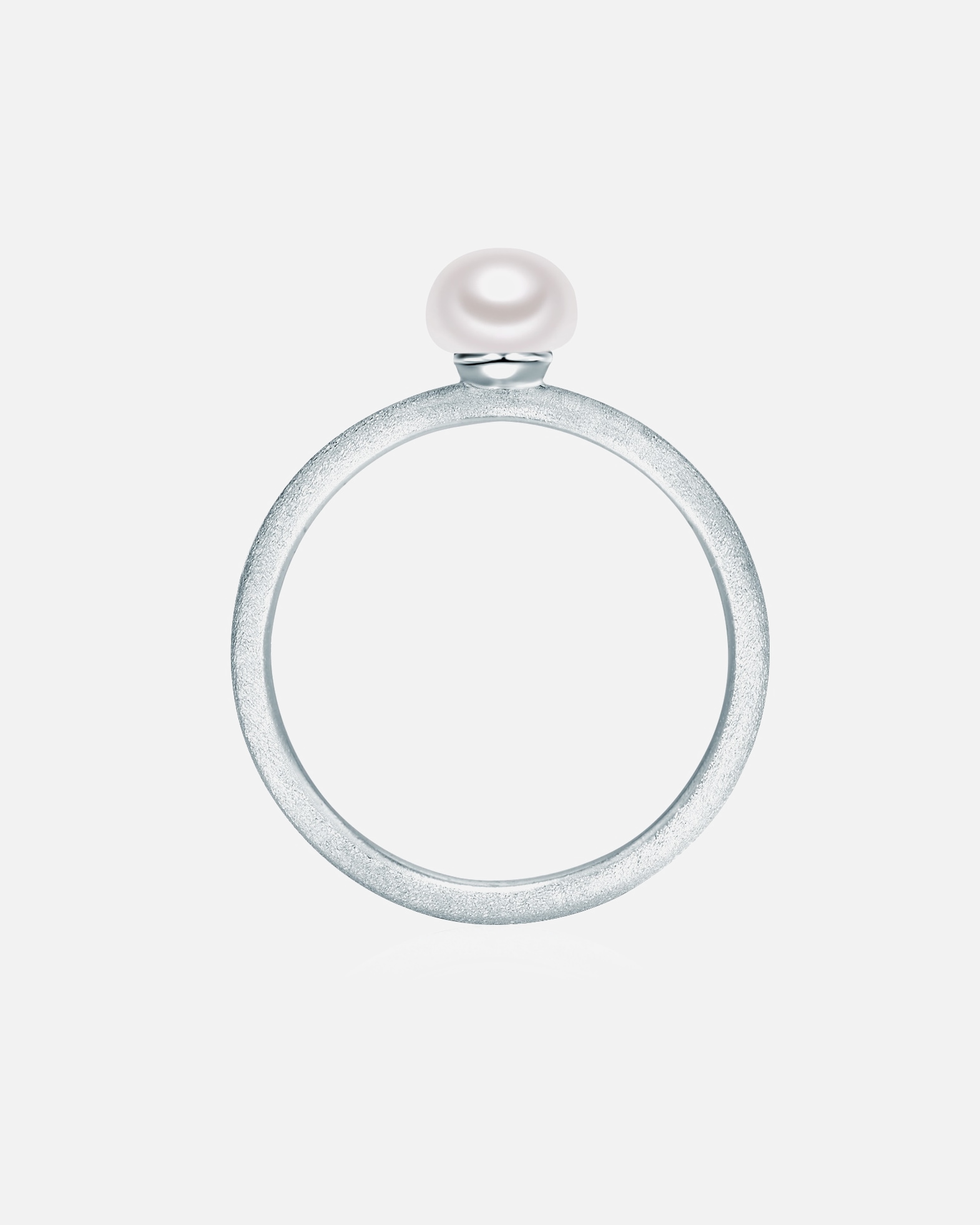 Bague pour Femme Valero Pearls Bague avec perle Argent sterling Perle de culture d'eau douce en Argent 52