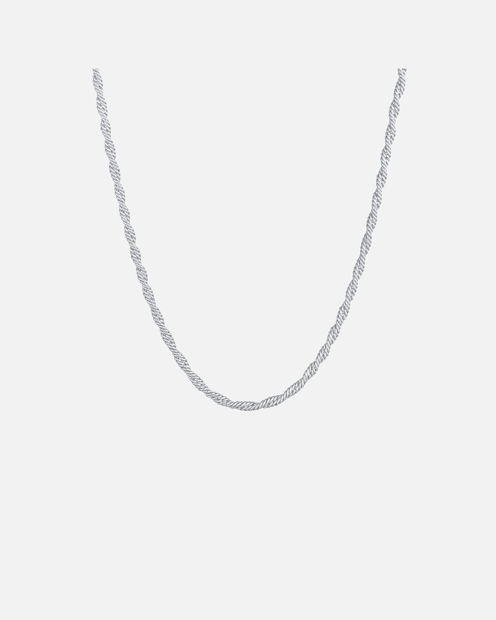 Collier pour Femme Elli PREMIUM Collier de cordon pour dames Twisted Bold Look Trend Blogger en argent sterling 925 42