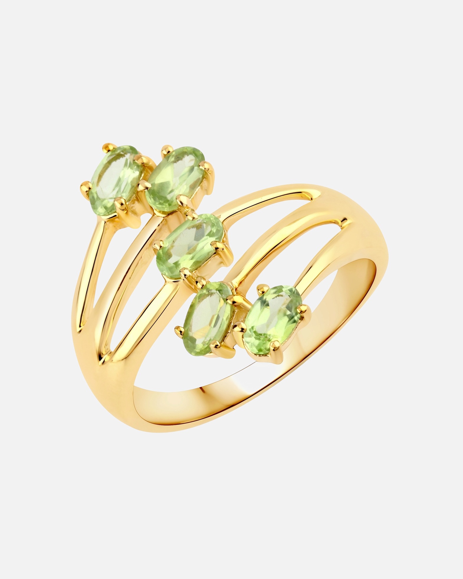 Bague pour Femme Rafaela Donata Bague Argent sterling Vert en Or jaune 50