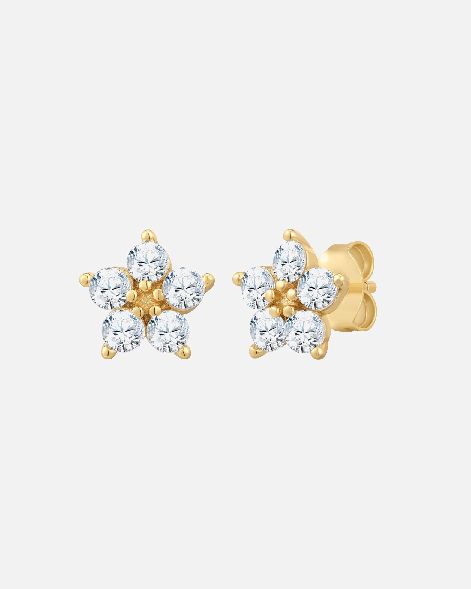 Boucles d'oreilles pour Femme Rafaela Donata Boucles d´oreilles en Argent sterling en Or jaune 8,3 mm