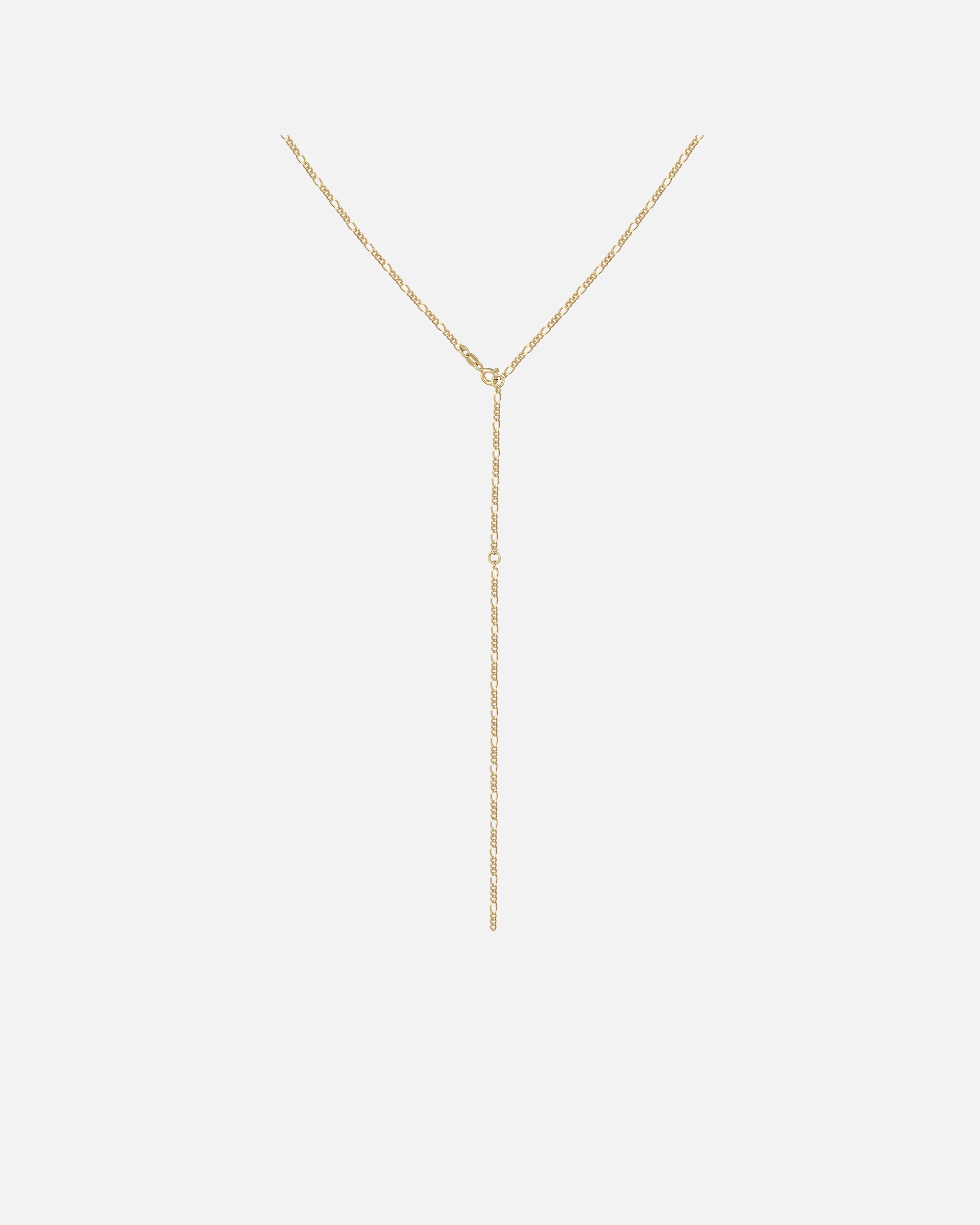 Collier pour Femme Elli Chaîne en Y basique Figaro Tendance Réglable 925 Argent goldfarben