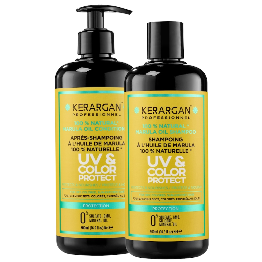 Kerargan - Kerargan - Protection UV Shampoing & Après-Shampoing Marula - 2x500ml Coffrets soin cheveux 1000 ml unisex