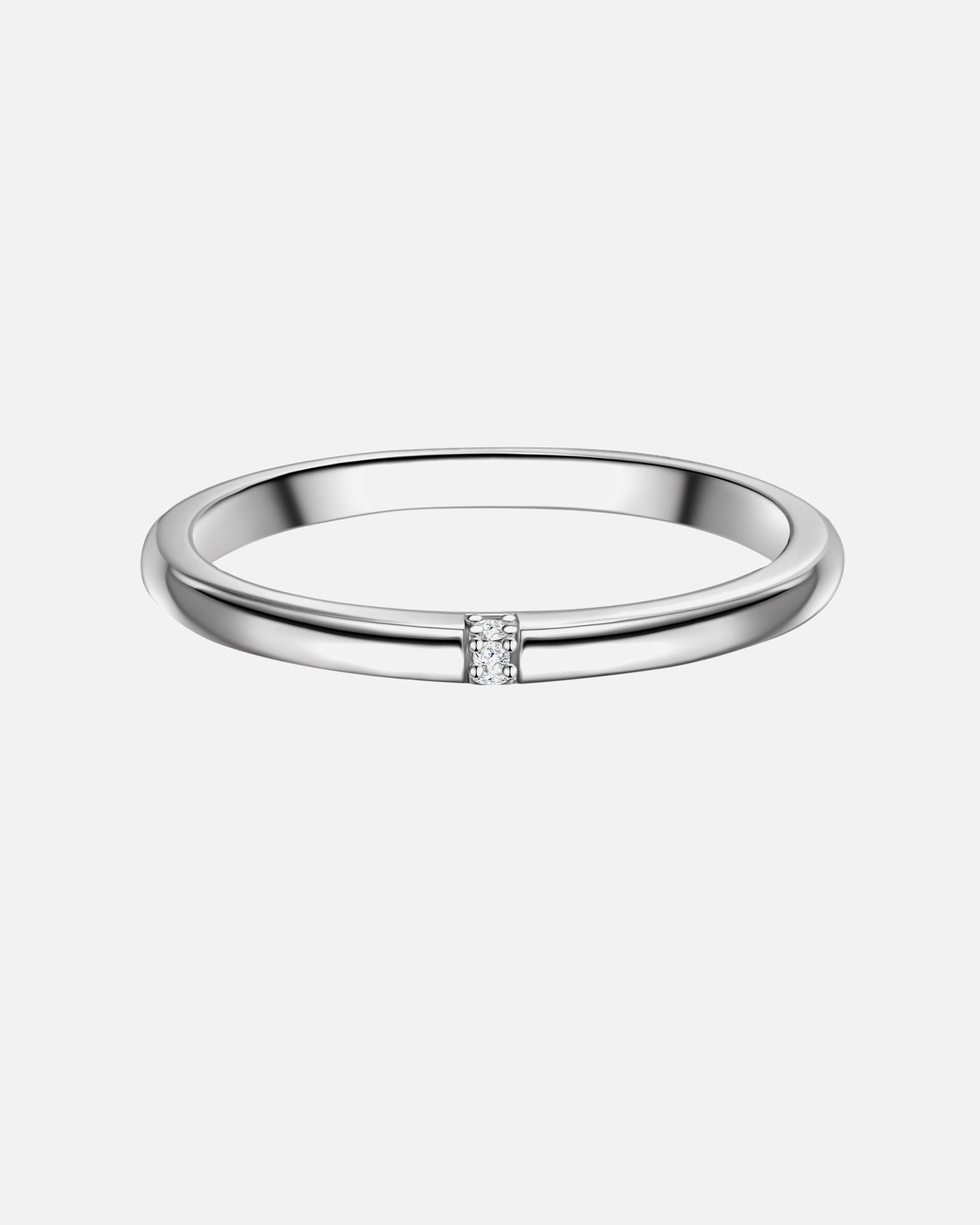 Bague pour Femme Glanzstücke München Bague en argent Argent sterling Oxyde de zirconium (CZ) en Argent 48