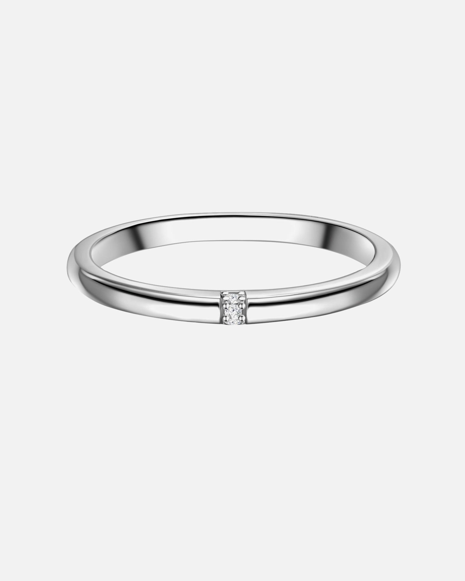 Bague pour Femme Glanzstücke München Bague en argent Argent sterling Oxyde de zirconium (CZ) en Argent 48