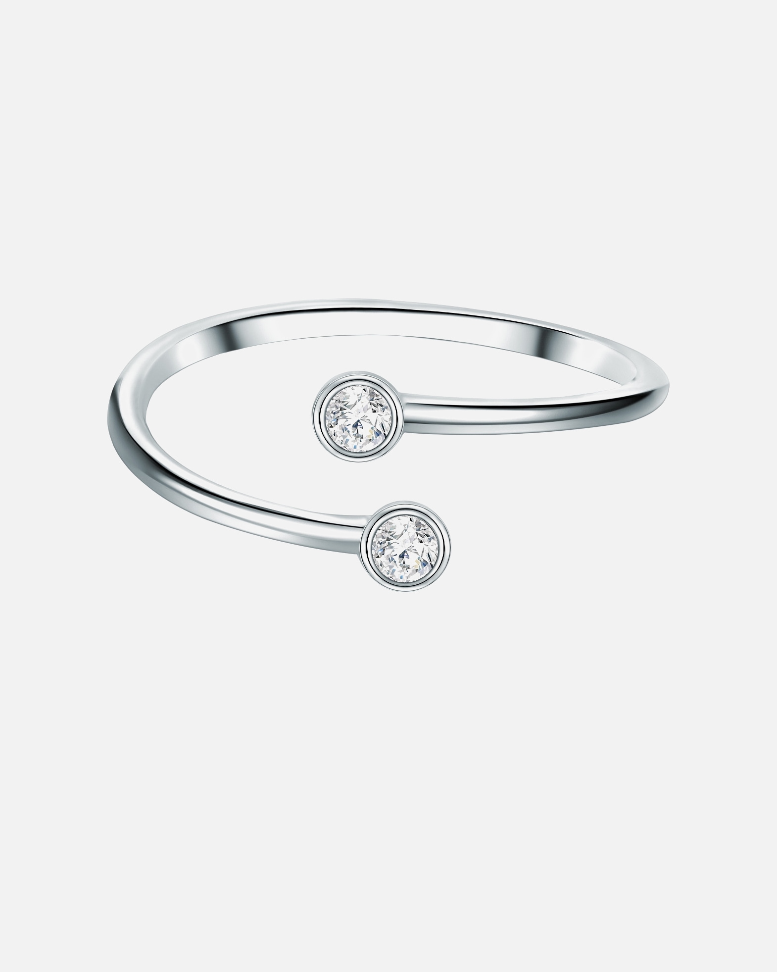 Bague pour Femme Trilani Bague en argent Argent sterling Oxyde de zirconium (CZ) en Argent 50