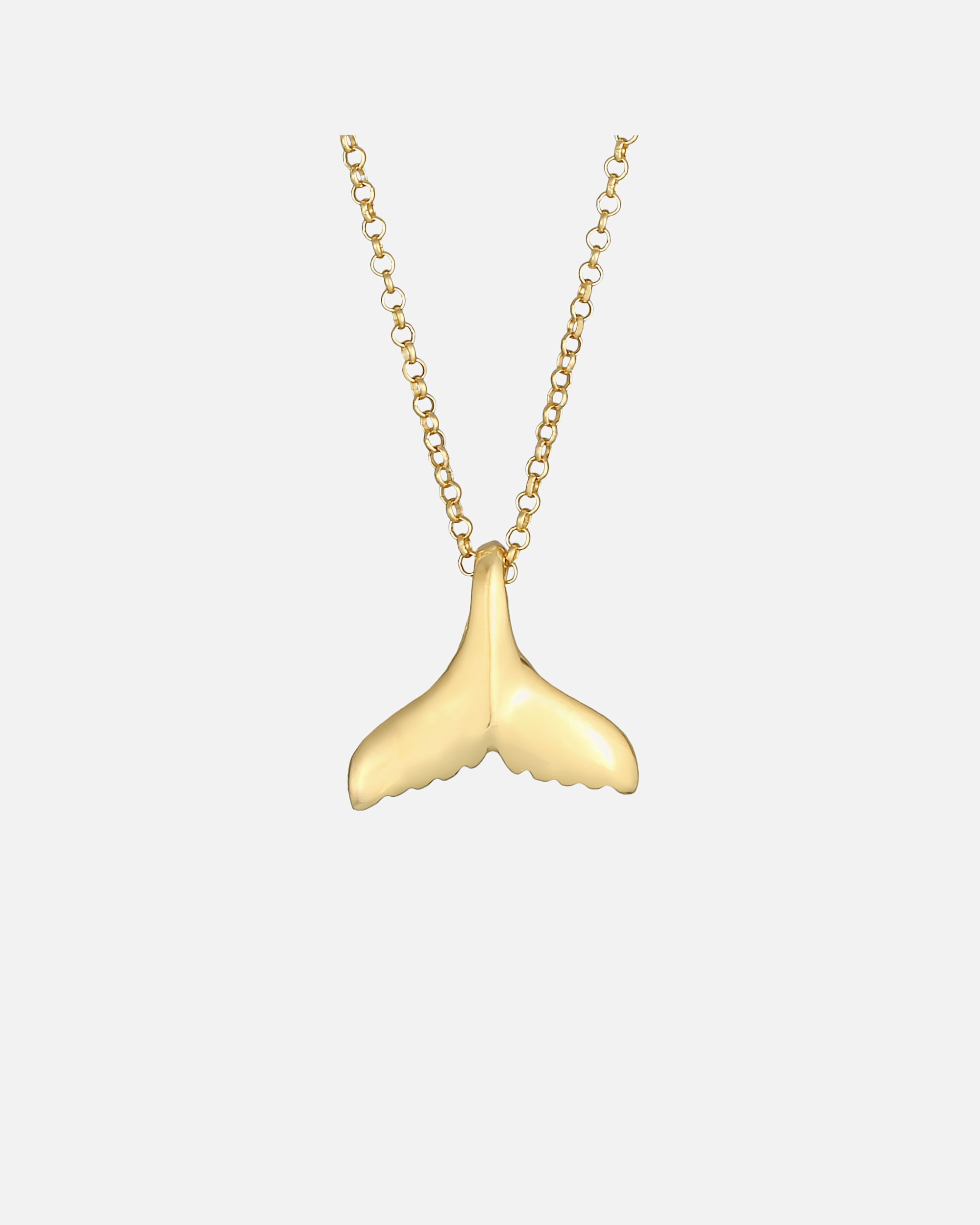 Collier pour Femme Elli Pendentif de femme nageoire de baleine poisson mer océan tendance été en argent sterling 925 plaqué or goldfarben