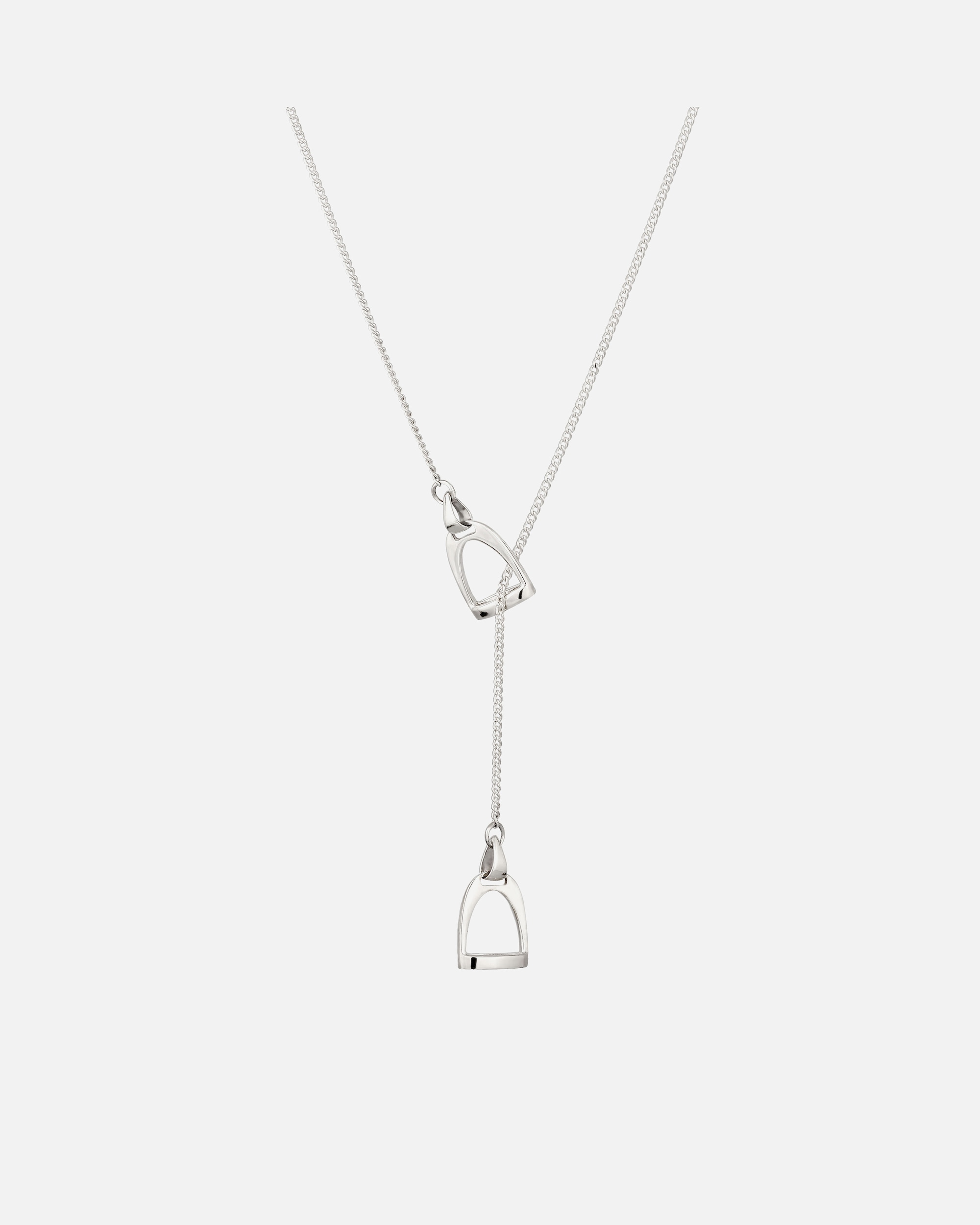 Collier pour Homme KUZZOI Collier long étrier 925 Sterling Silver 60