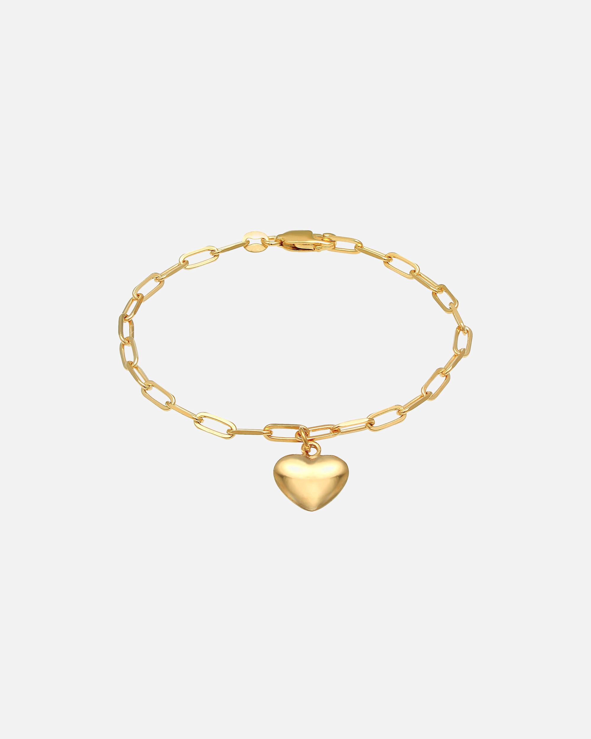 Bracelet pour Femme Elli Cœur Amour Maillons Ovale Tendance 925 Argent 19