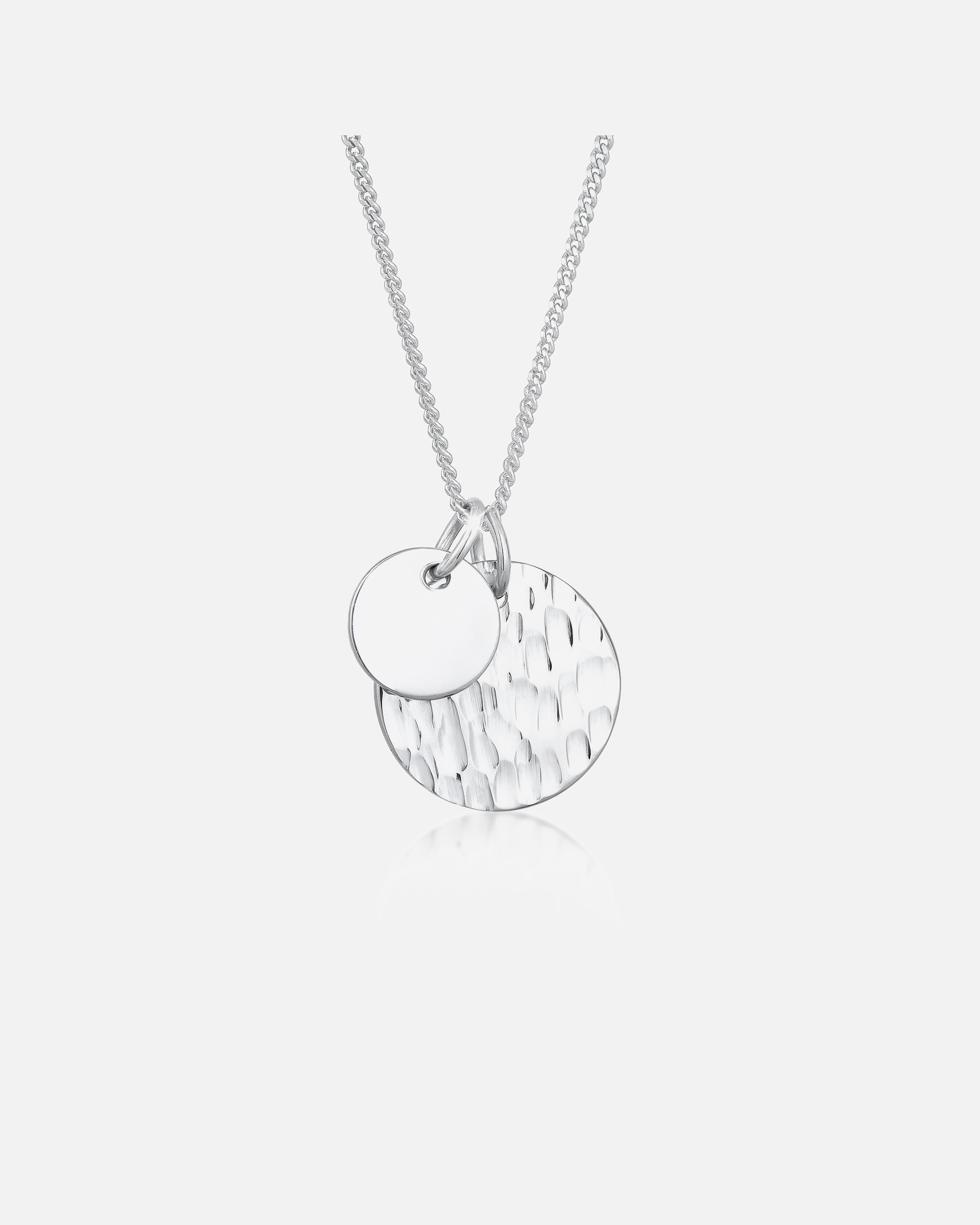 Collier pour Femme Elli Plaquettes Pendentifs Basic Géo Collier Femme - (925/1000) Argent silberfarben