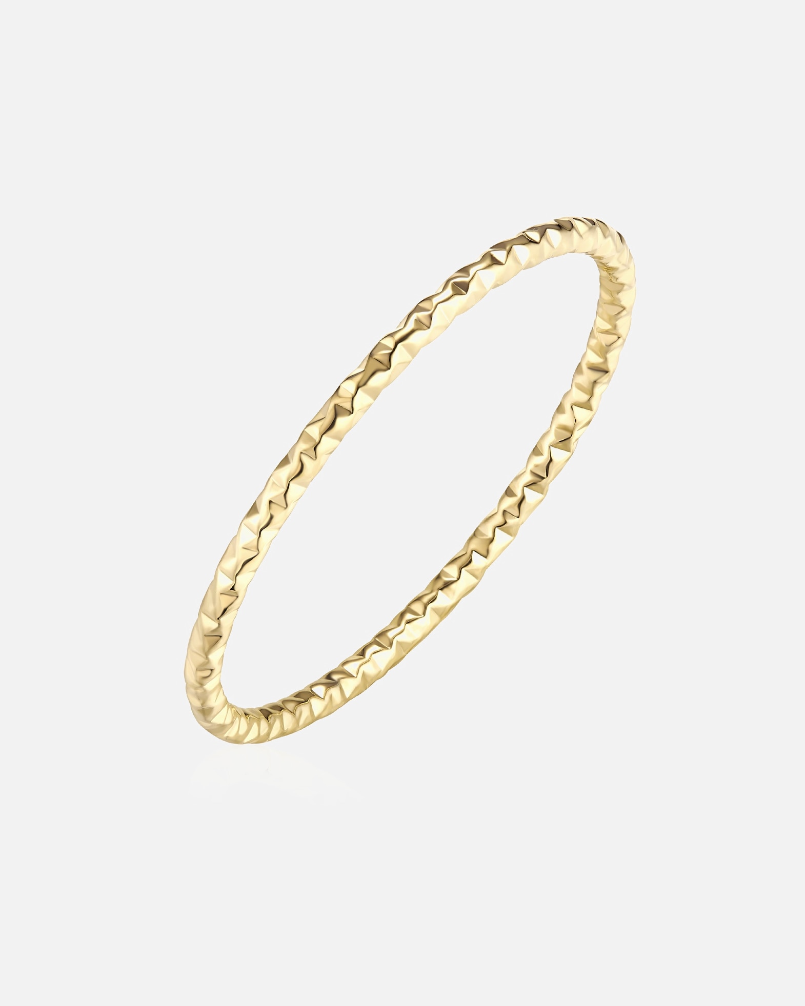 Bague pour Femme Eastside Bague en Acier inoxydable en Or jaune 50