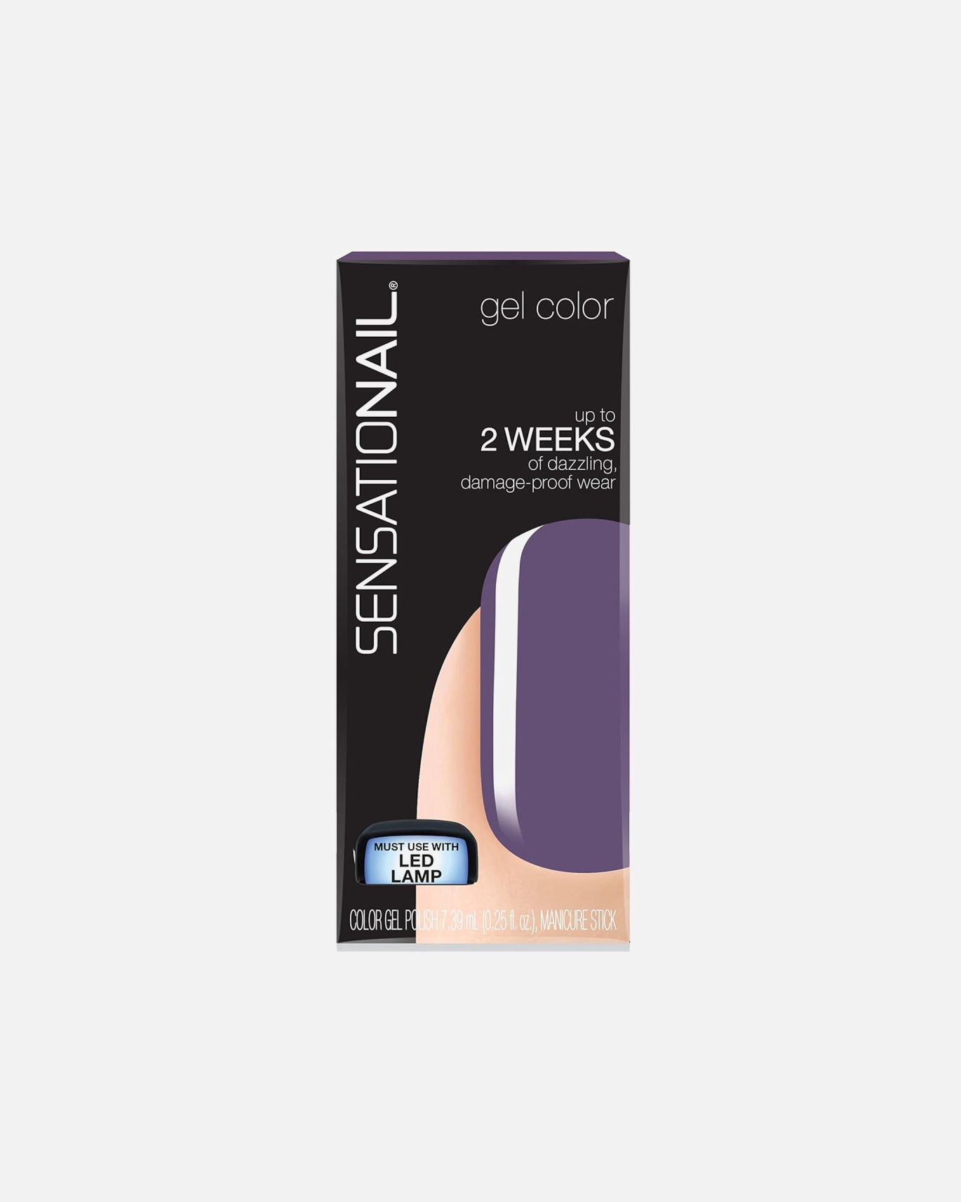Vernis à ongles UV pour Unisexe Sensationail Default Brand Line Vernis à Ongles Gel Color Feeling Grapeful