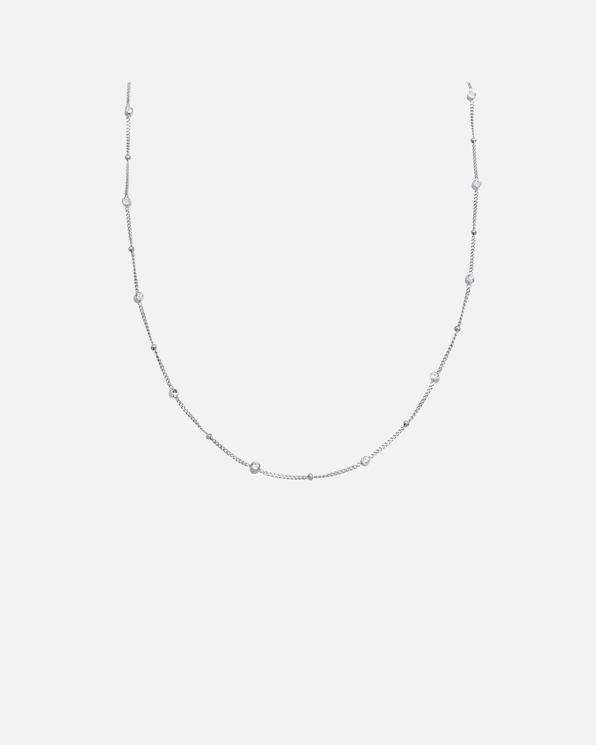 Collier pour Femme Elli Collier court avec pierre Cercle Cristaux de verre Blanc 925 Sterling Silver silberfarben