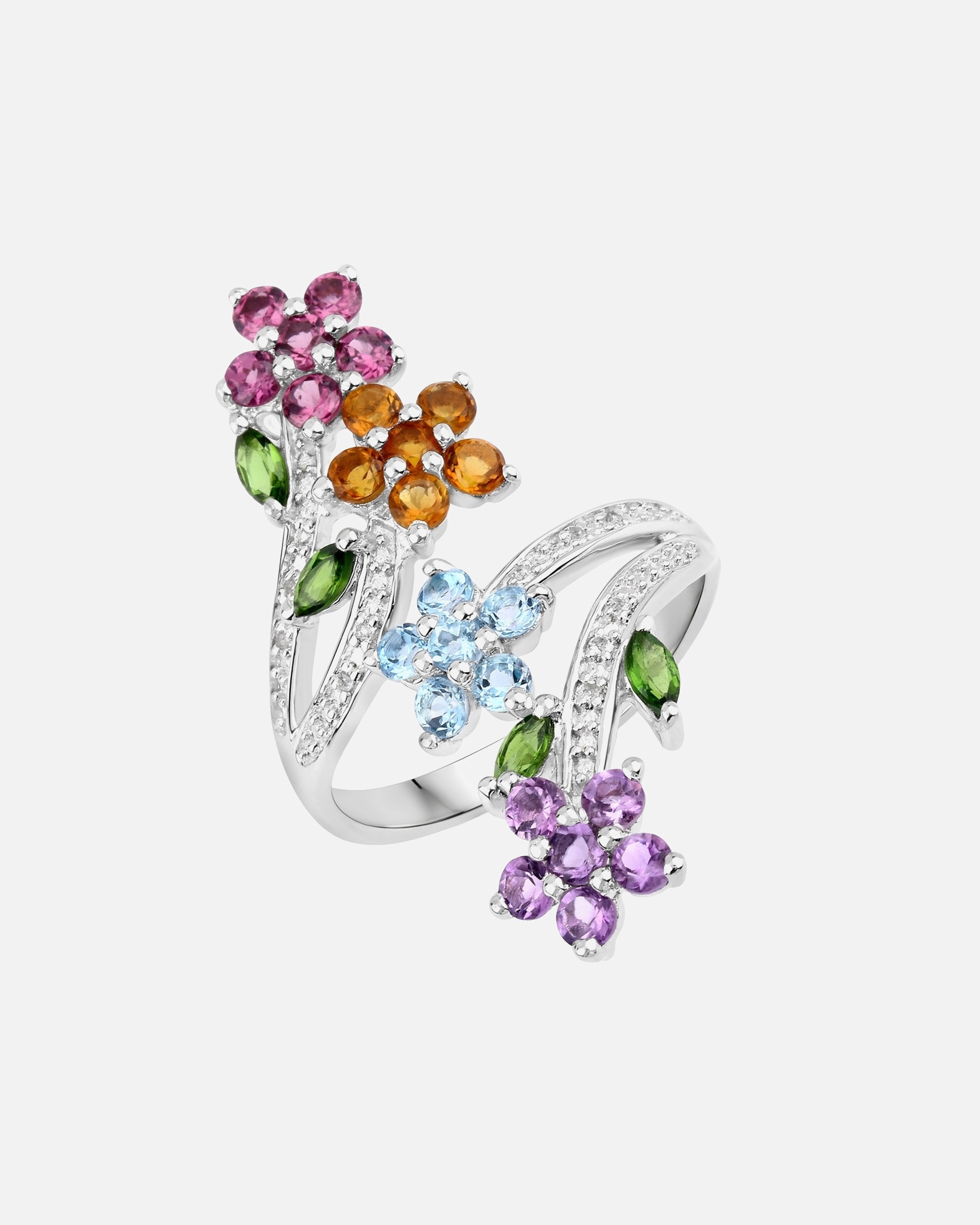 Bague pour Femme Rafaela Donata Bague Argent sterling Améthyste en Argent 52