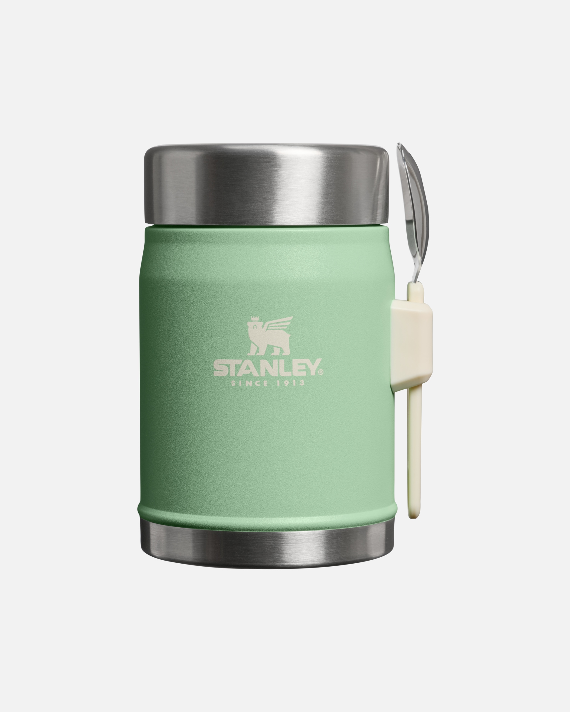 Gourde pour Unisexe Stanley 1913 Boîte Alimentaire Isotherme - 0,4L - CLASSIC LEGENDARY FOOD JAR + SPORK Pistachio