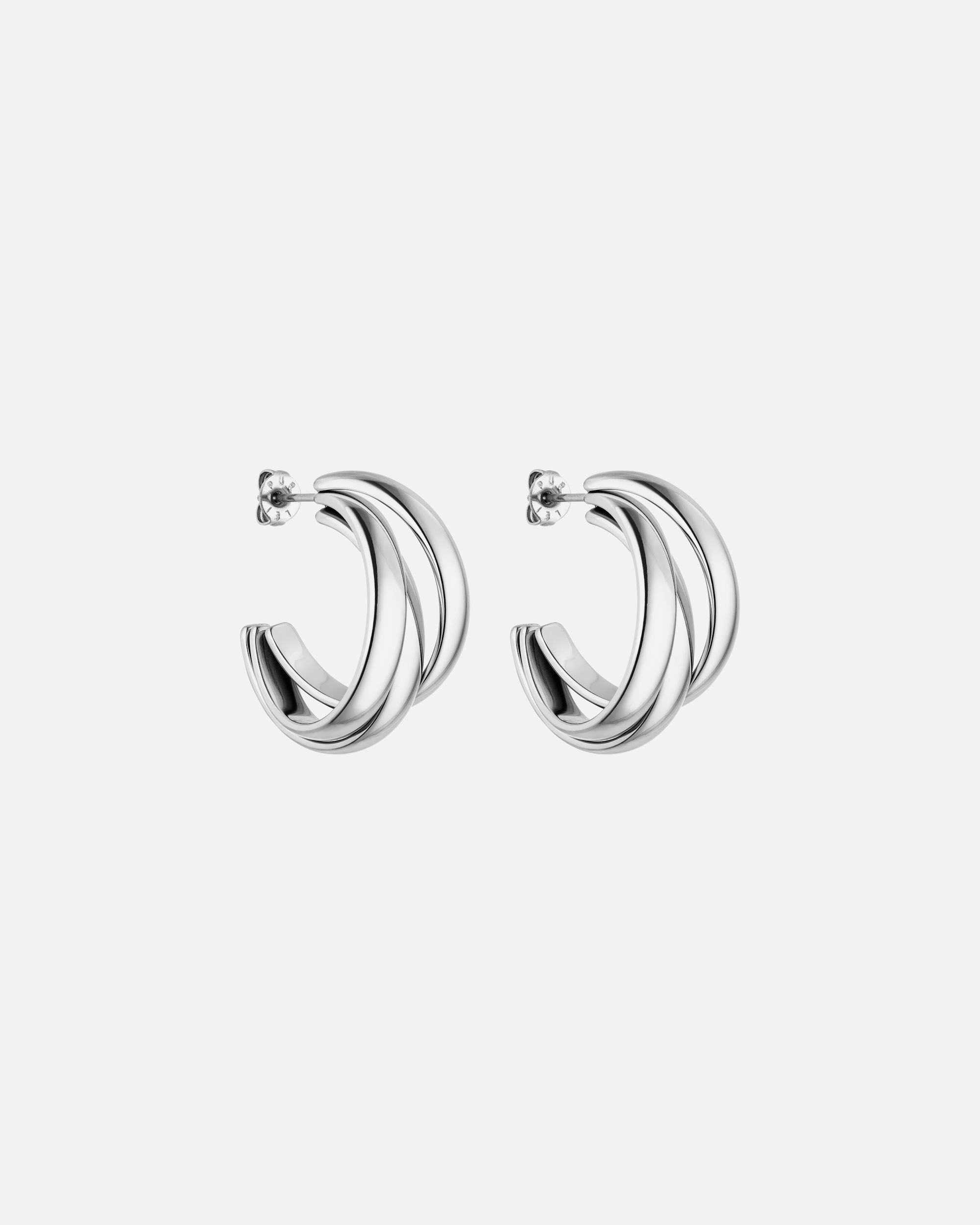 Boucles d'oreilles pour Femme Purelei Cascade Boucles D'Oreilles 100% acier inoxydable Argent