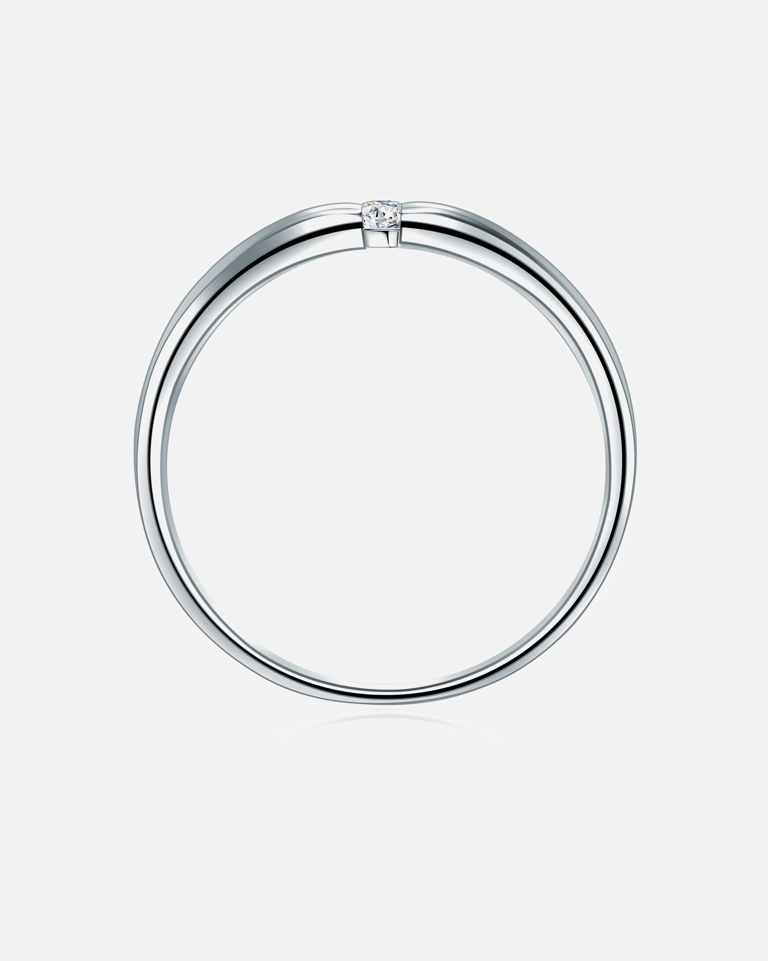 Bague pour Femme Trilani Bague en argent Argent sterling Topaze en Argent 56