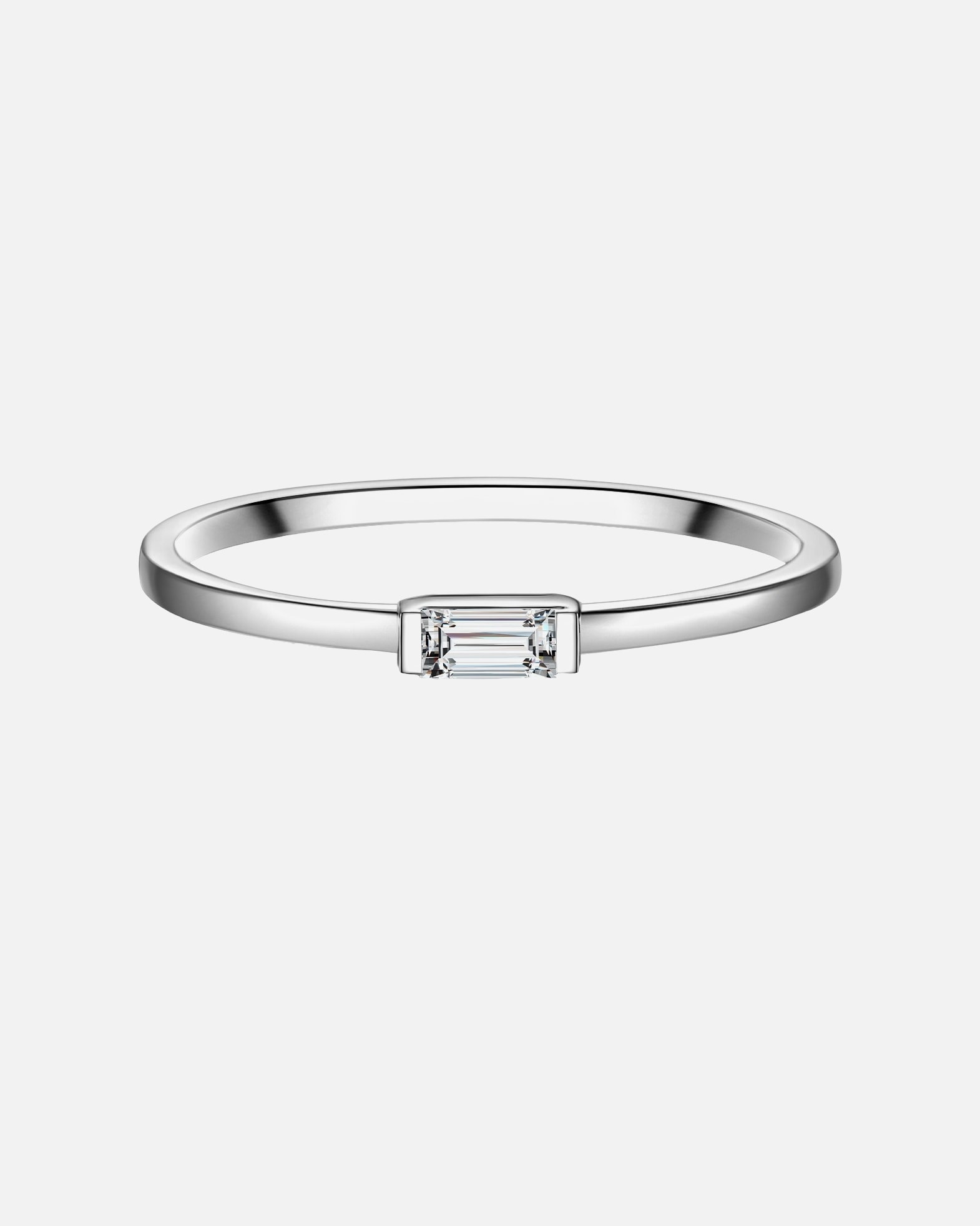 Bague pour Femme Glanzstücke München Bague en argent Argent sterling Oxyde de zirconium (CZ) en Argent 54