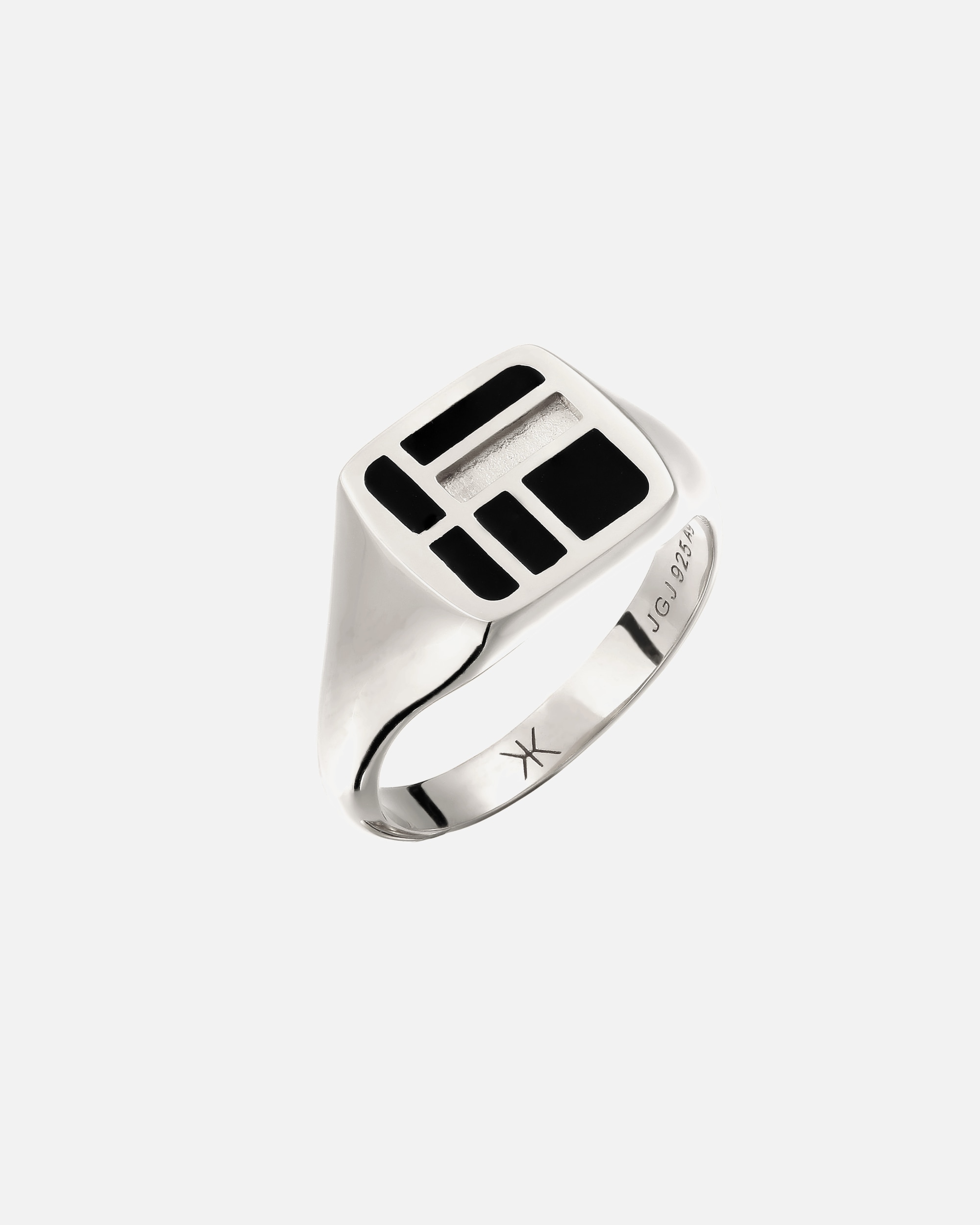Bague pour Homme KUZZOI Bague Signet 925 Sterling Silver 64