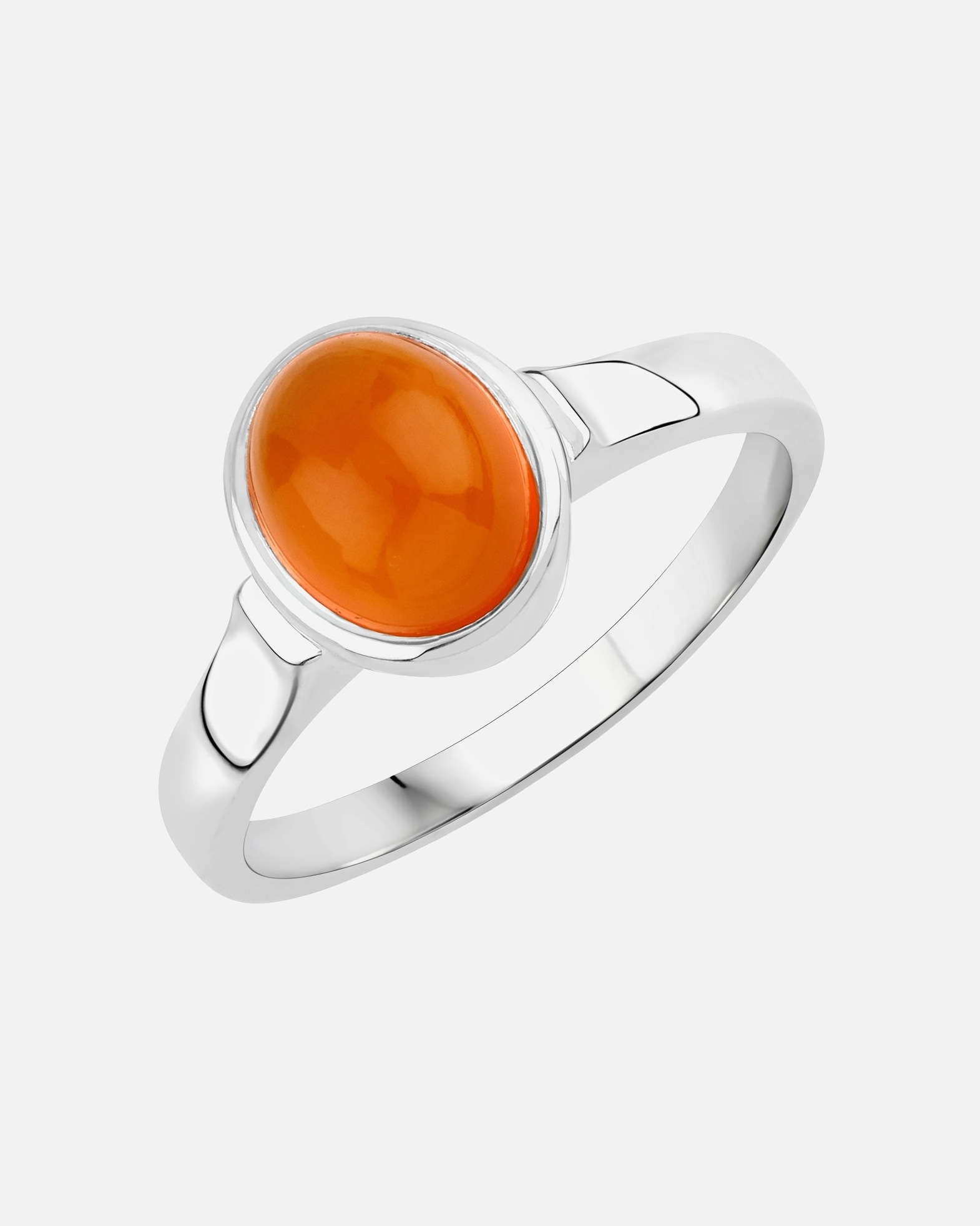 Bague pour Femme Rafaela Donata Bague Argent sterling Cornaline en Argent 58
