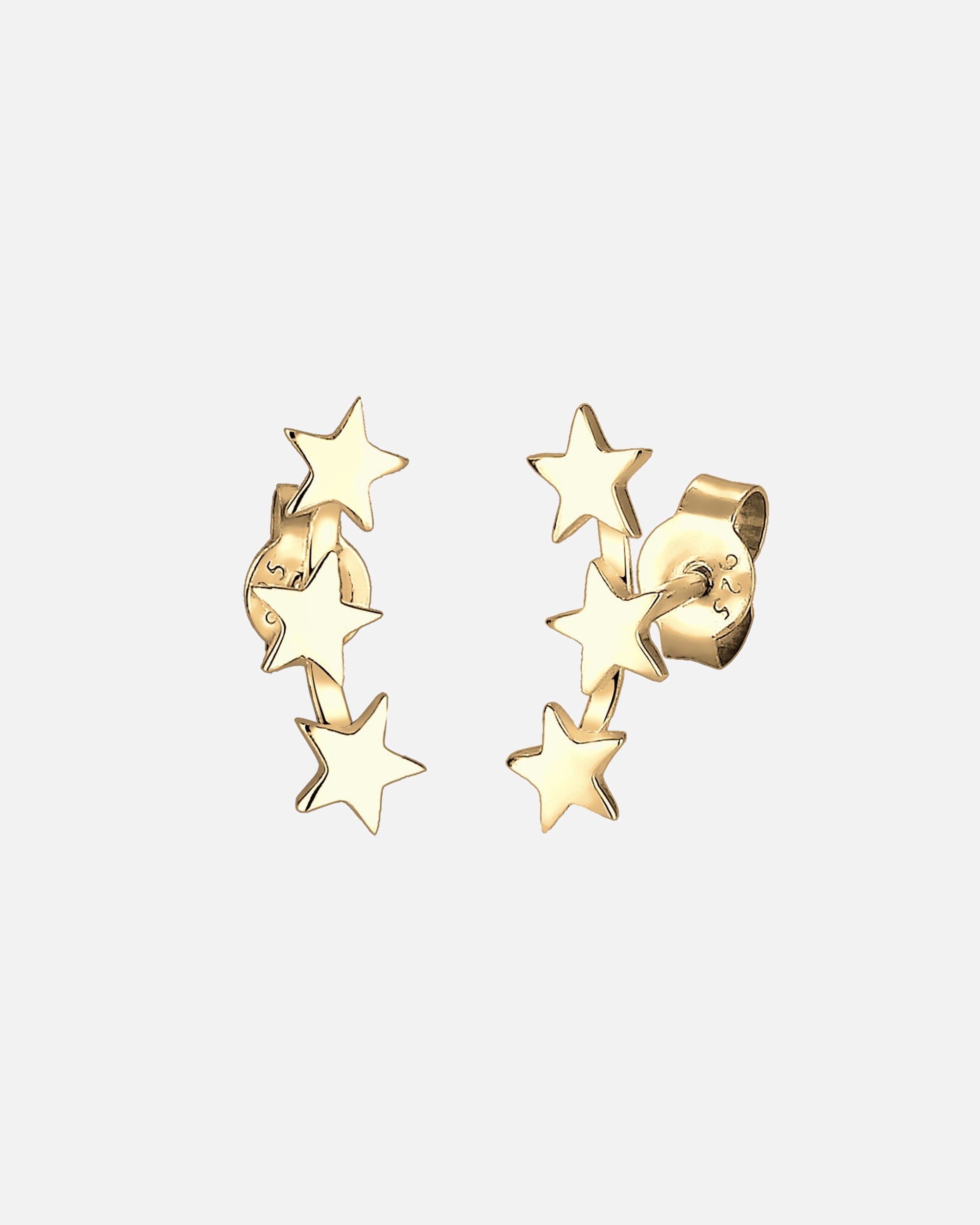 Boucles d'oreilles pour Femme Étoiles Astro Trend Star Constellation 925 Argent goldfarben